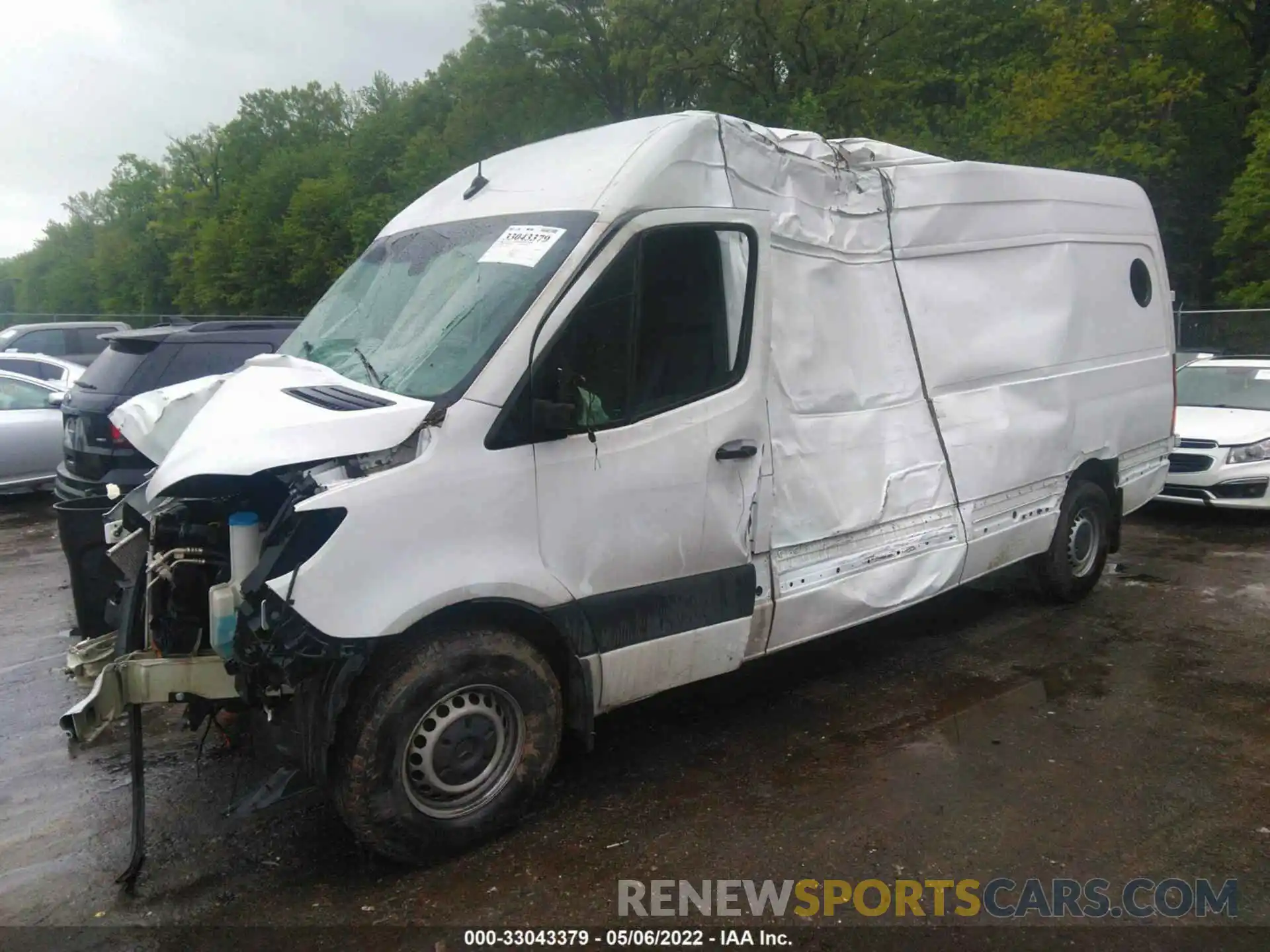 2 Photograph of a damaged car W1Y40CHY8NT082154 MERCEDES-BENZ SPRINTER CARGO VAN 2022