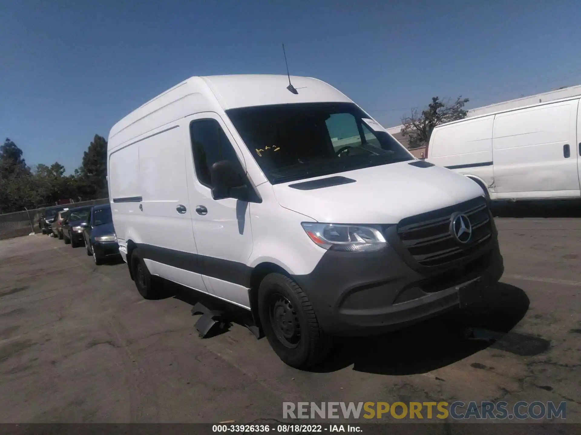 1 Фотография поврежденного автомобиля W1Y4EBHY2NT094084 MERCEDES-BENZ SPRINTER CARGO VAN 2022