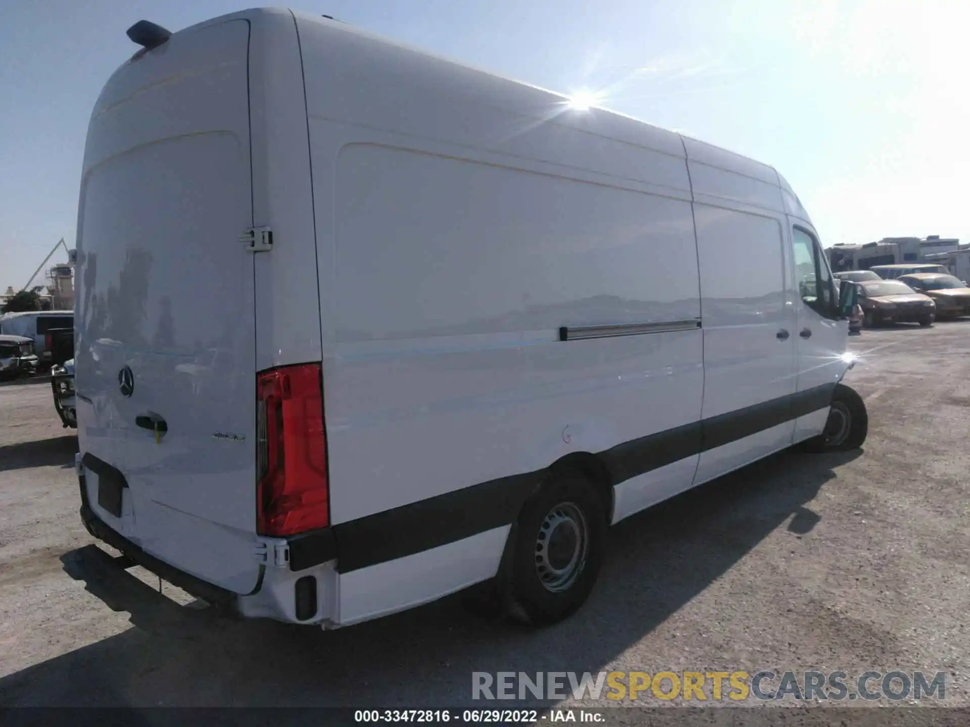 4 Фотография поврежденного автомобиля W1Y4ECHY2NT081423 MERCEDES-BENZ SPRINTER CARGO VAN 2022