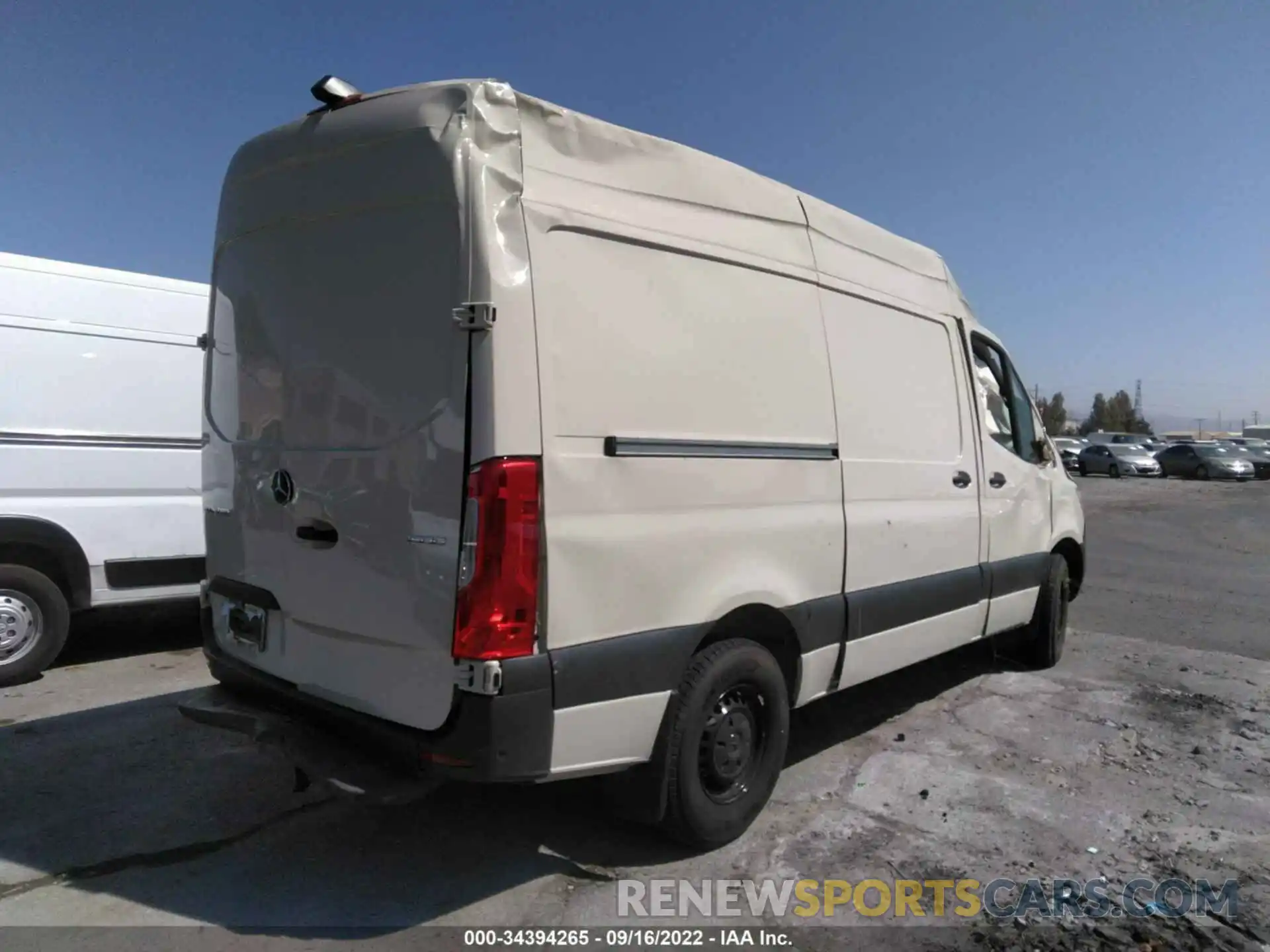 4 Photograph of a damaged car W1Y70BGY7NT099231 MERCEDES-BENZ SPRINTER CARGO VAN 2022