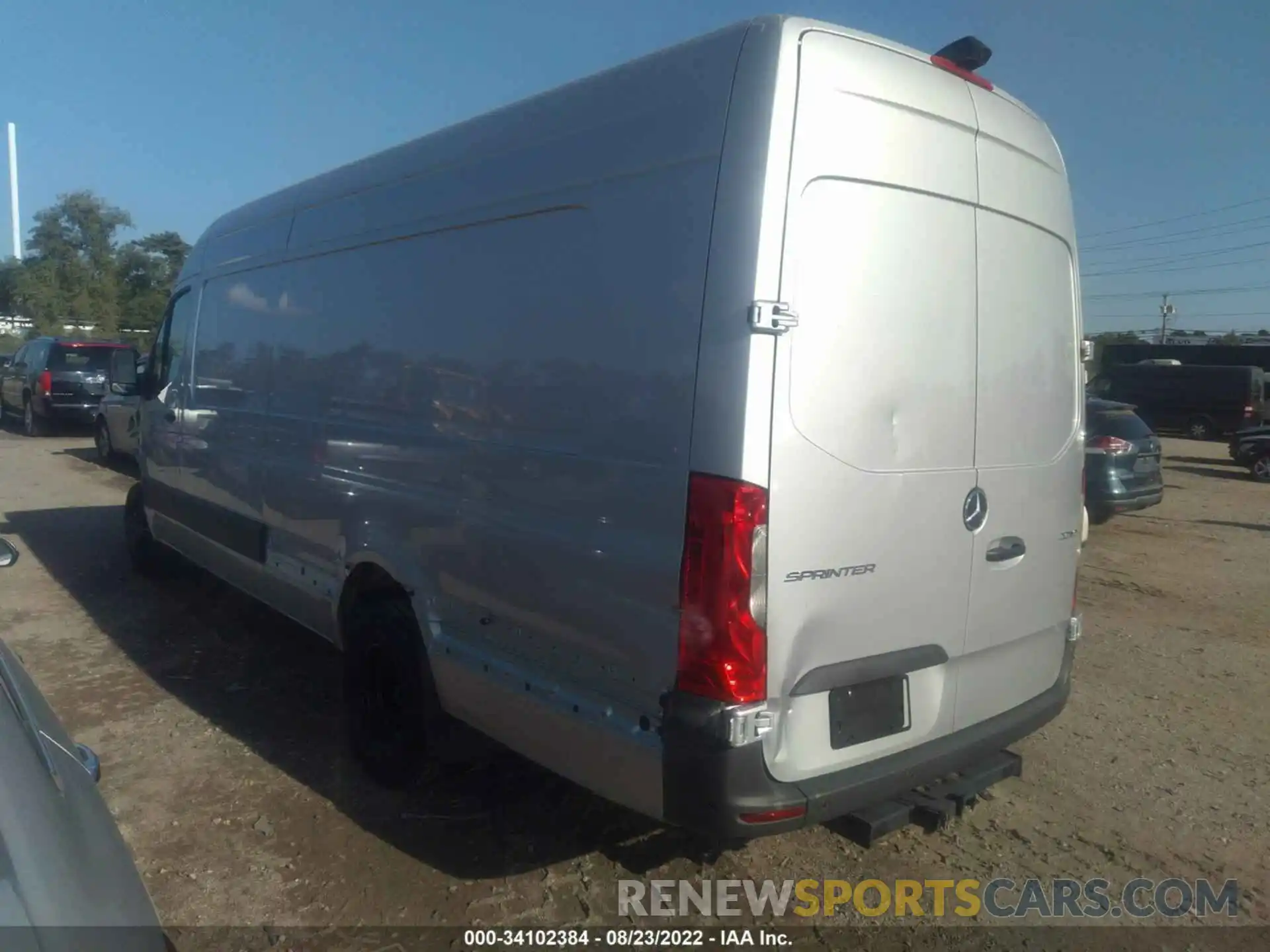 3 Фотография поврежденного автомобиля W1Y8ED3Y8NT087676 MERCEDES-BENZ SPRINTER CARGO VAN 2022