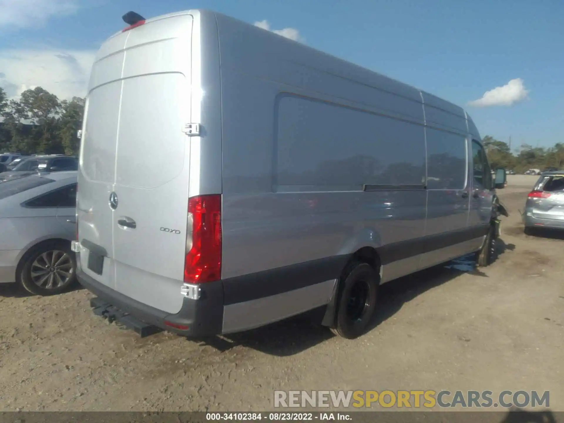 4 Фотография поврежденного автомобиля W1Y8ED3Y8NT087676 MERCEDES-BENZ SPRINTER CARGO VAN 2022