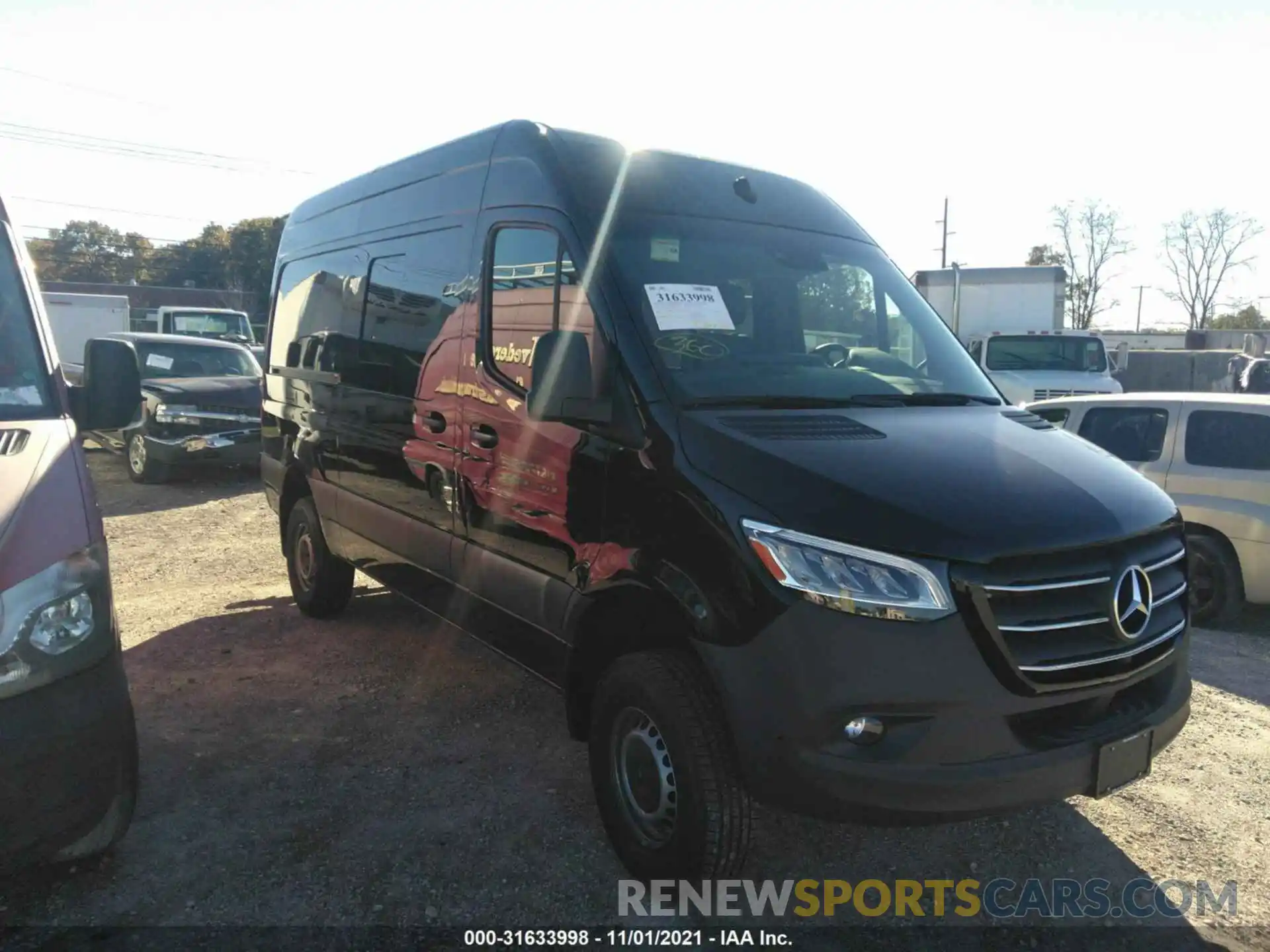 1 Photograph of a damaged car W1W4EBVY2MT059010 MERCEDES-BENZ SPRINTER CREW VAN 2021