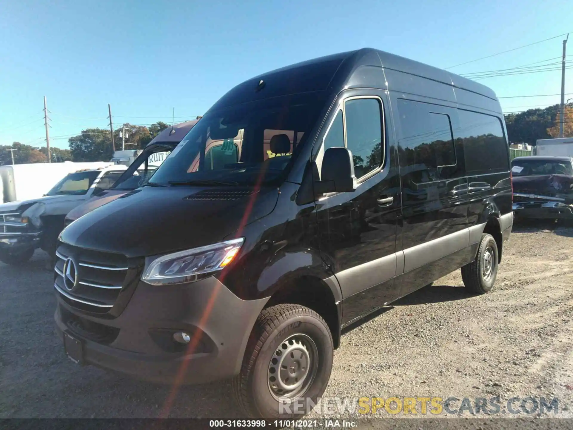 2 Photograph of a damaged car W1W4EBVY2MT059010 MERCEDES-BENZ SPRINTER CREW VAN 2021