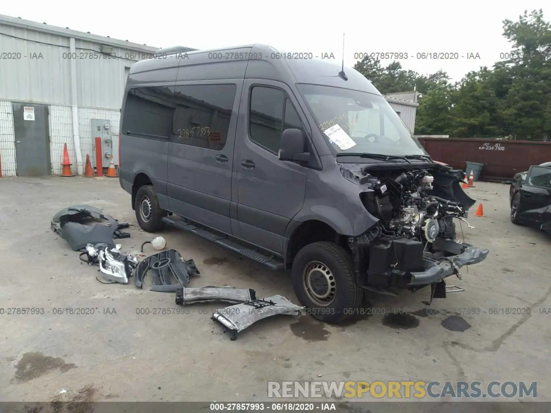 1 Photograph of a damaged car WDZFF0CD4KP159816 MERCEDES-BENZ SPRINTER PASSENGER VAN 2019