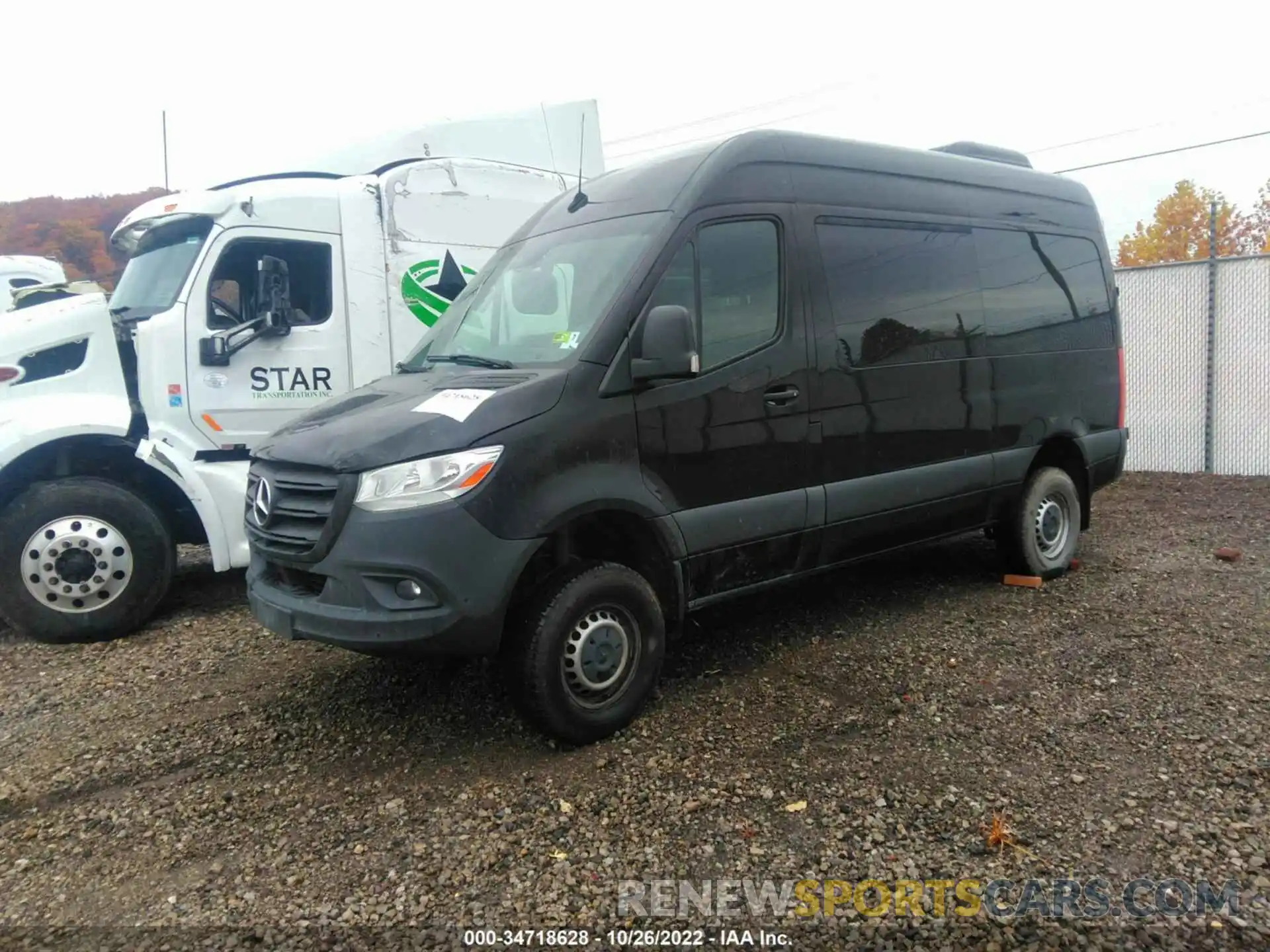 2 Фотография поврежденного автомобиля WDZFF0CD5KT015358 MERCEDES-BENZ SPRINTER PASSENGER VAN 2019