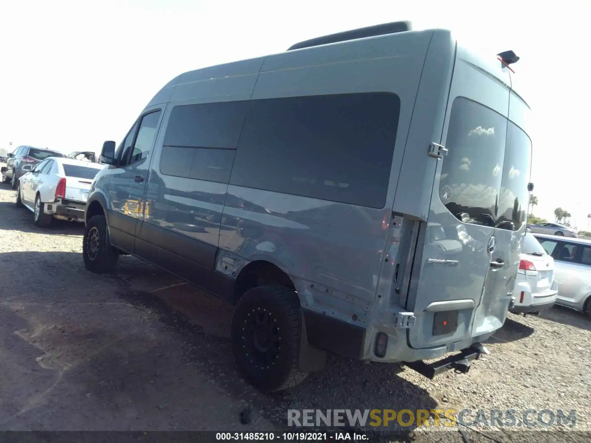 3 Фотография поврежденного автомобиля WDZFF0CD6KP174110 MERCEDES-BENZ SPRINTER PASSENGER VAN 2019