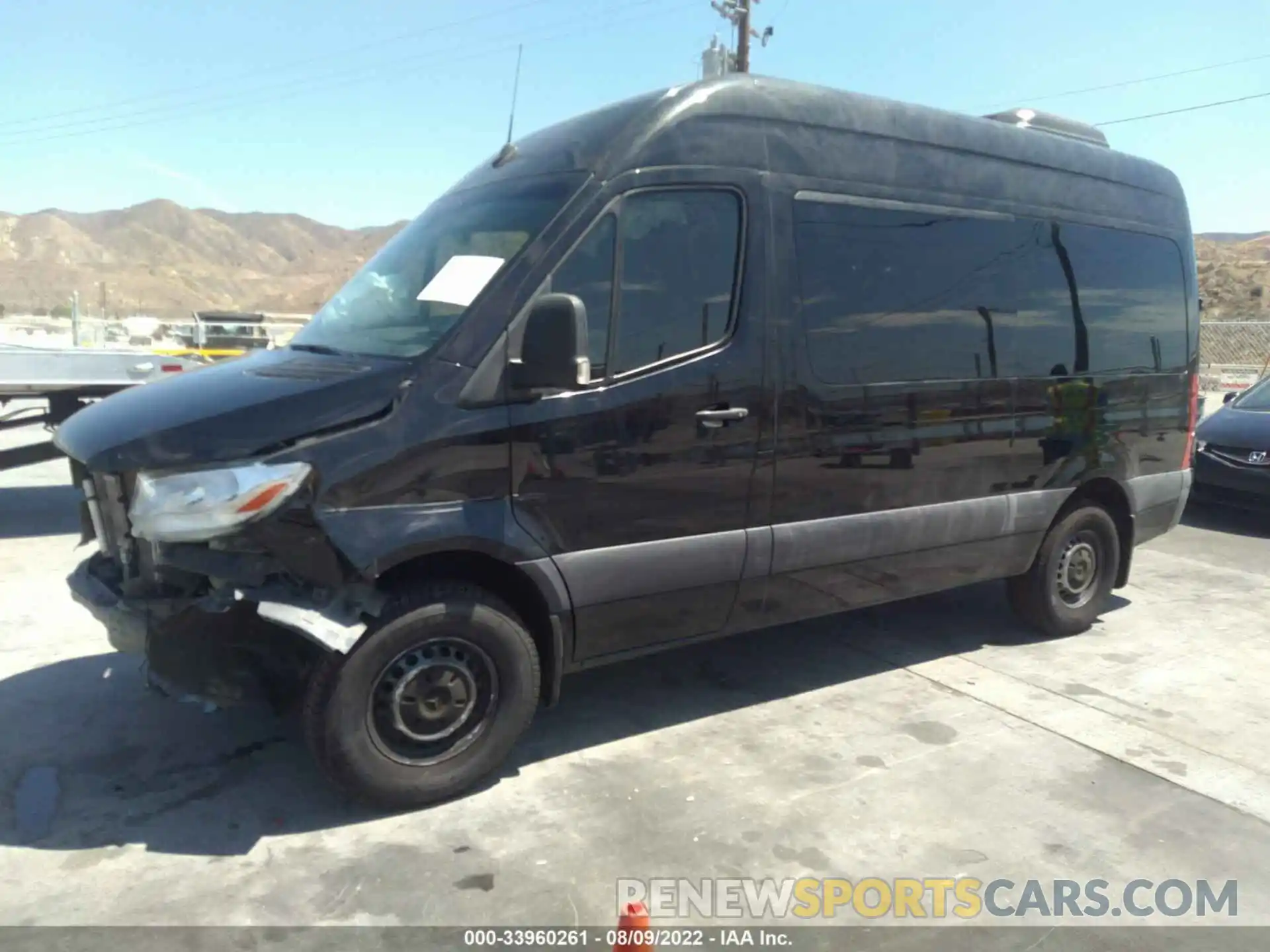 2 Photograph of a damaged car WDZPE7ED5KT006673 MERCEDES-BENZ SPRINTER PASSENGER VAN 2019