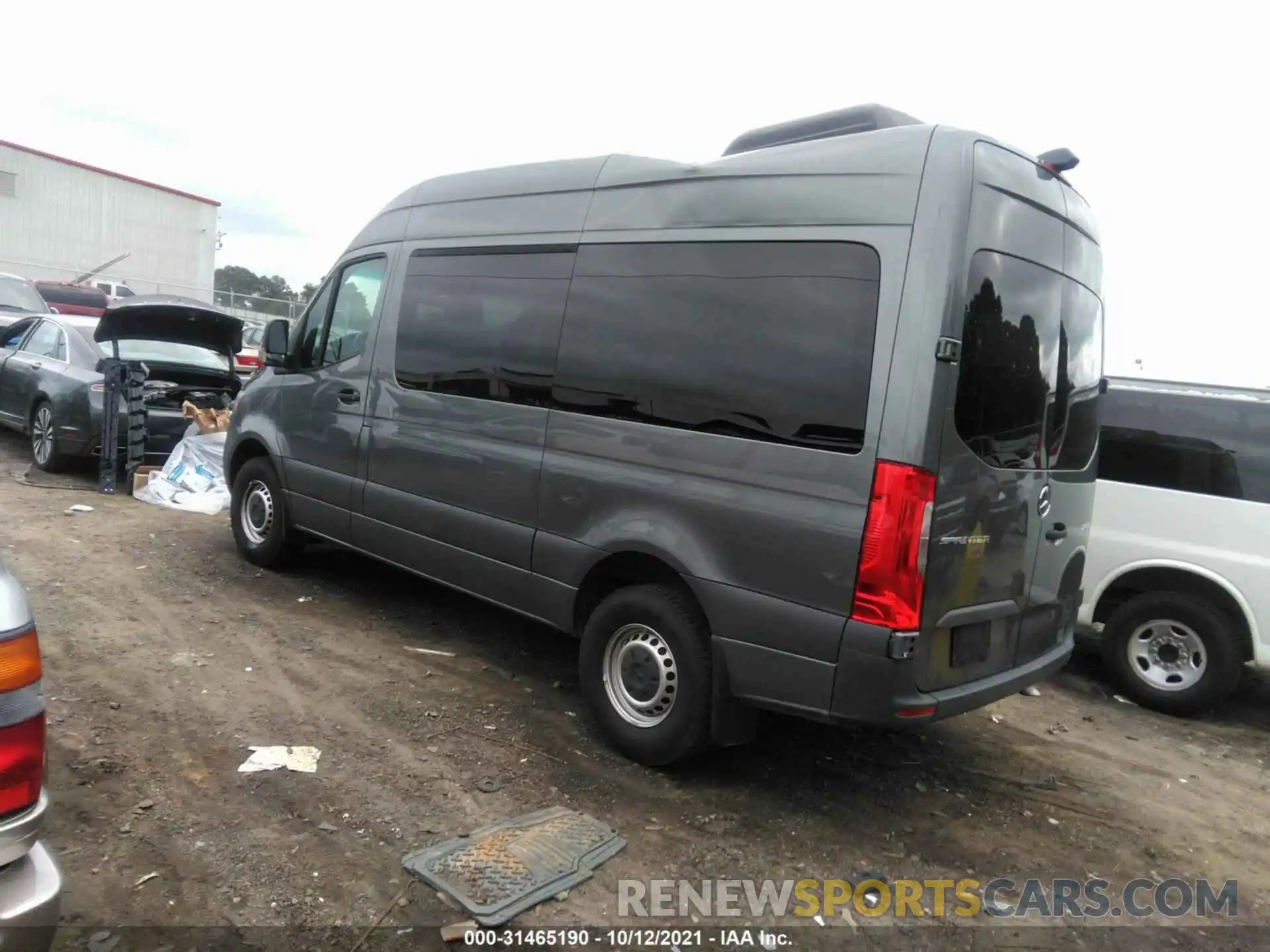 3 Photograph of a damaged car WDZPF0CD6KP109343 MERCEDES-BENZ SPRINTER PASSENGER VAN 2019