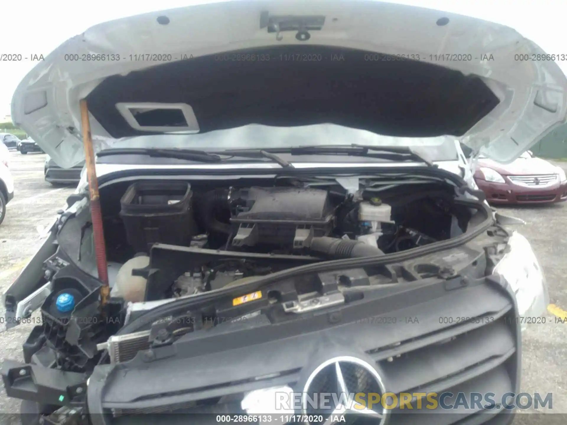 10 Photograph of a damaged car WDZPF1CD0KT000969 MERCEDES-BENZ SPRINTER PASSENGER VAN 2019