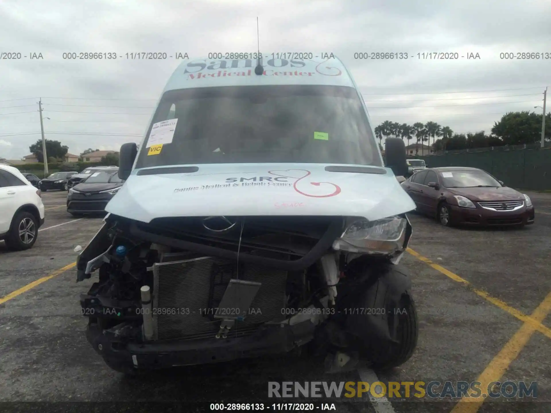 6 Photograph of a damaged car WDZPF1CD0KT000969 MERCEDES-BENZ SPRINTER PASSENGER VAN 2019