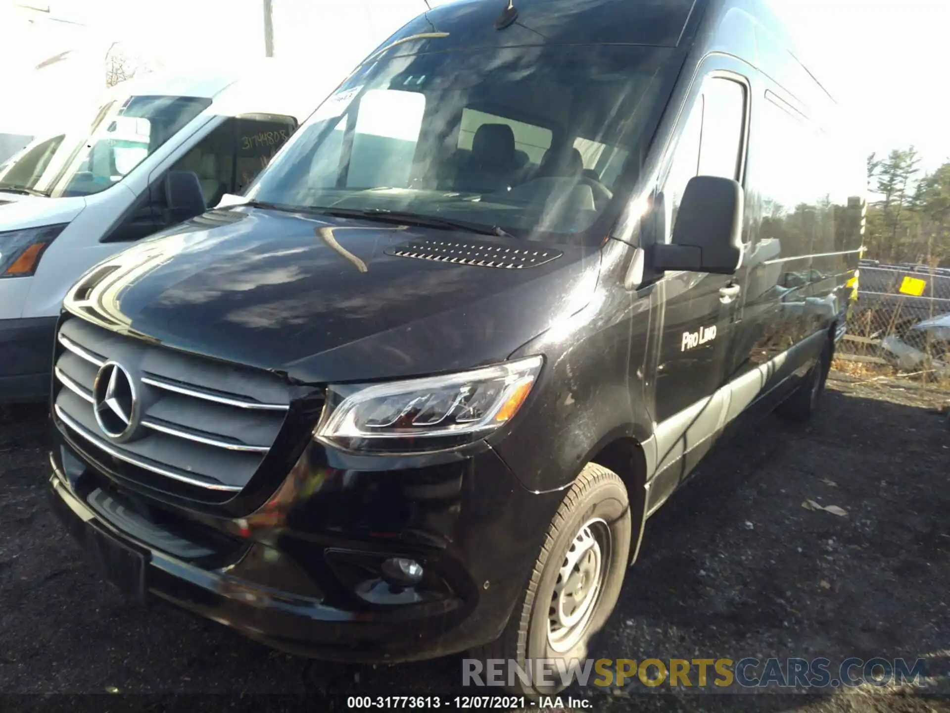 2 Photograph of a damaged car WDZPF1CD6KT008414 MERCEDES-BENZ SPRINTER PASSENGER VAN 2019