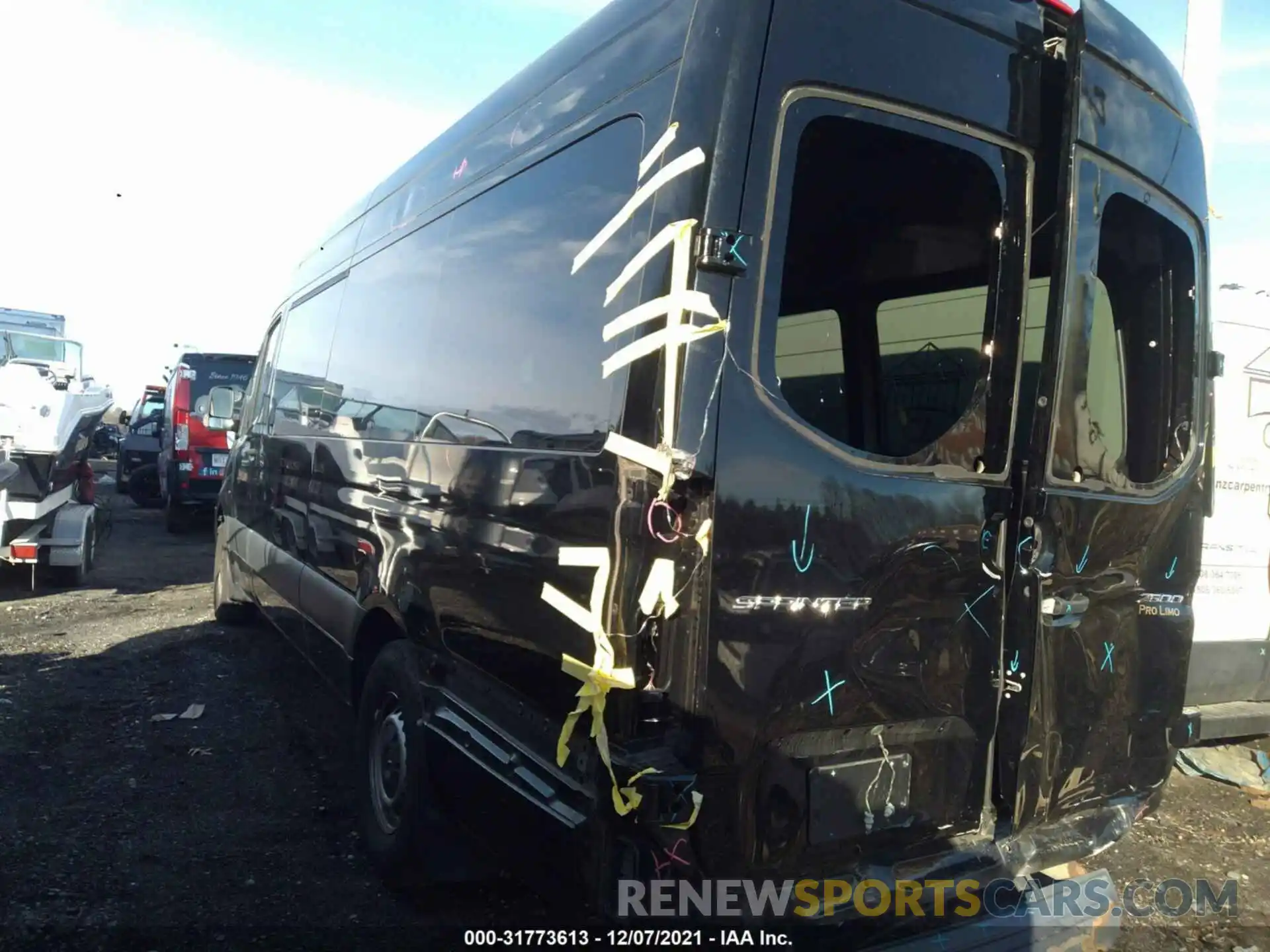 3 Photograph of a damaged car WDZPF1CD6KT008414 MERCEDES-BENZ SPRINTER PASSENGER VAN 2019