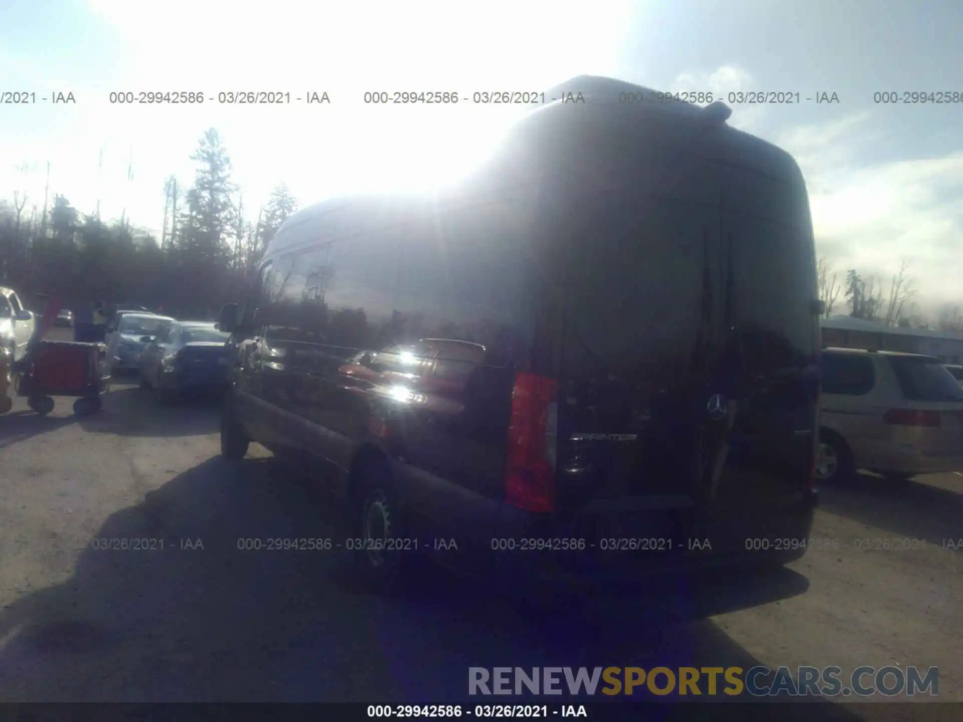 3 Photograph of a damaged car WDZPF1CD8KT002517 MERCEDES-BENZ SPRINTER PASSENGER VAN 2019