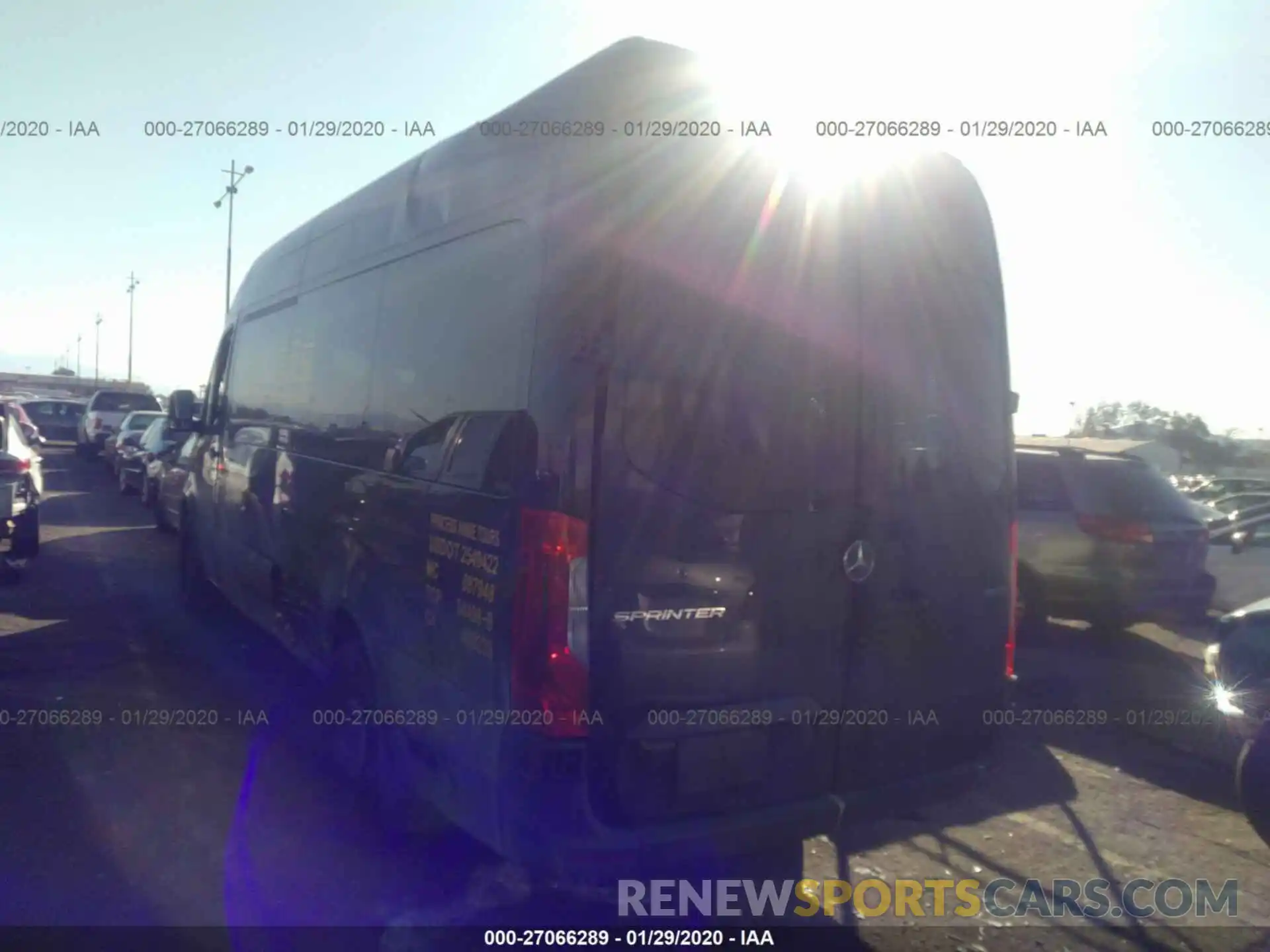 3 Photograph of a damaged car WDZPF1ED1KT015039 MERCEDES-BENZ SPRINTER PASSENGER VAN 2019