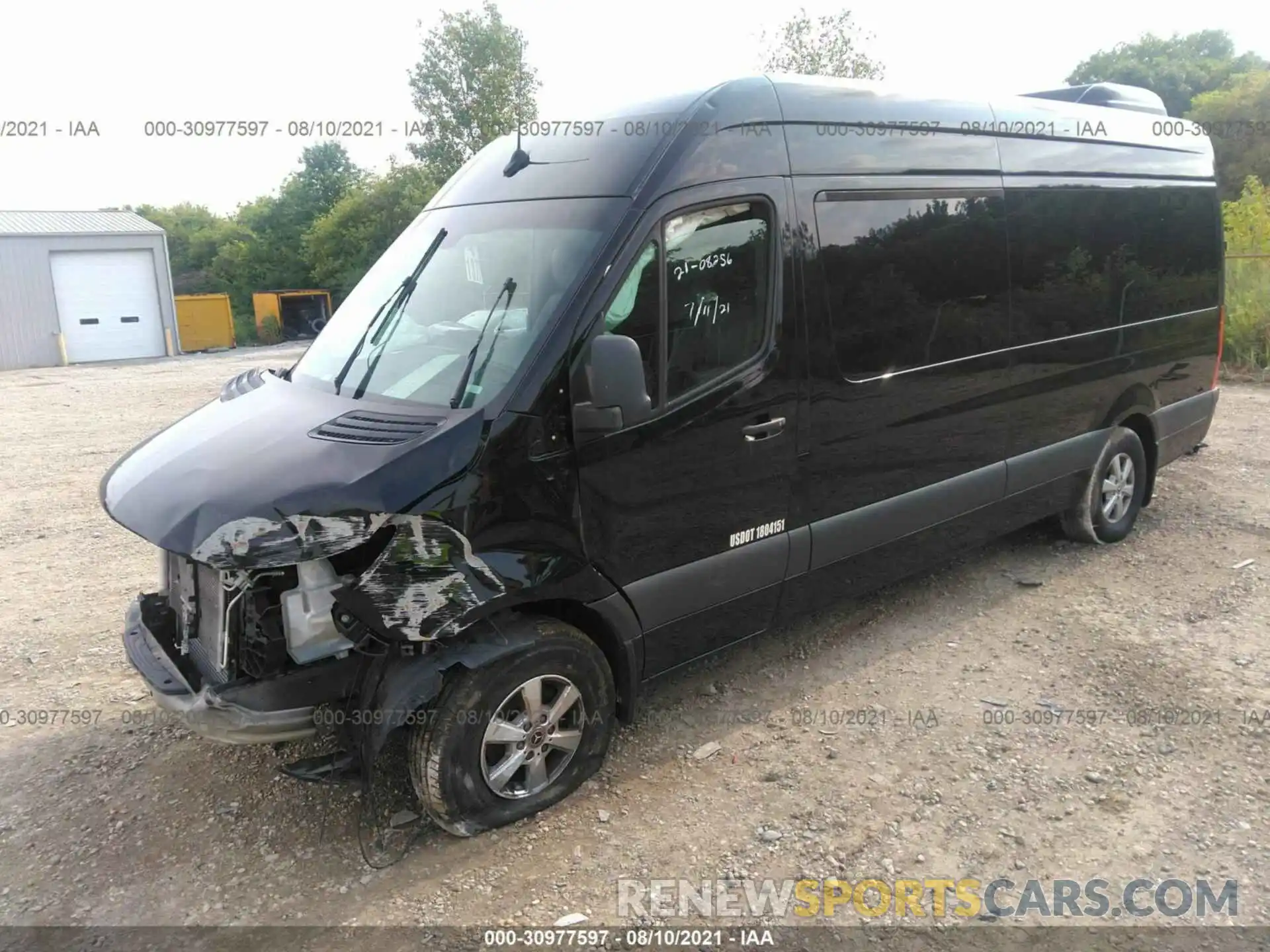 2 Photograph of a damaged car WDZPF1ED7KT013098 MERCEDES-BENZ SPRINTER PASSENGER VAN 2019