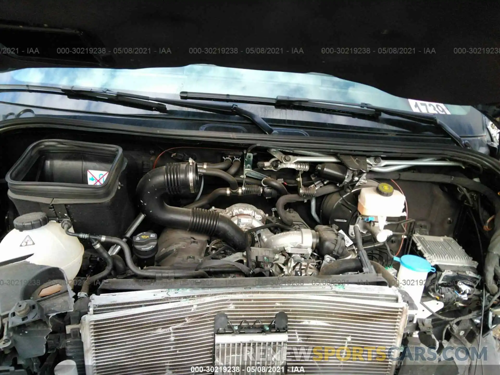 10 Photograph of a damaged car W1Z4EGHY6LT028188 MERCEDES-BENZ SPRINTER PASSENGER VAN 2020