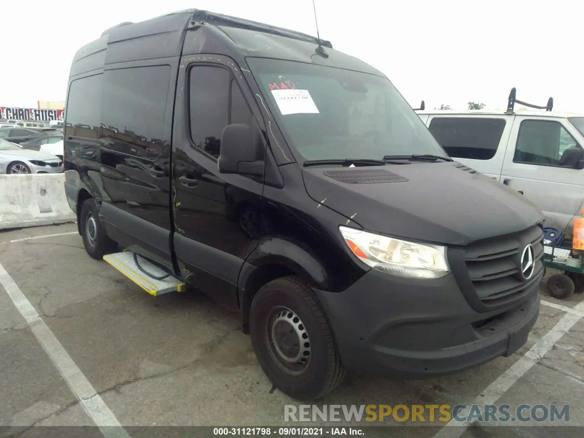 1 Photograph of a damaged car W1Z40FHY4MT044464 MERCEDES-BENZ SPRINTER PASSENGER VAN 2021