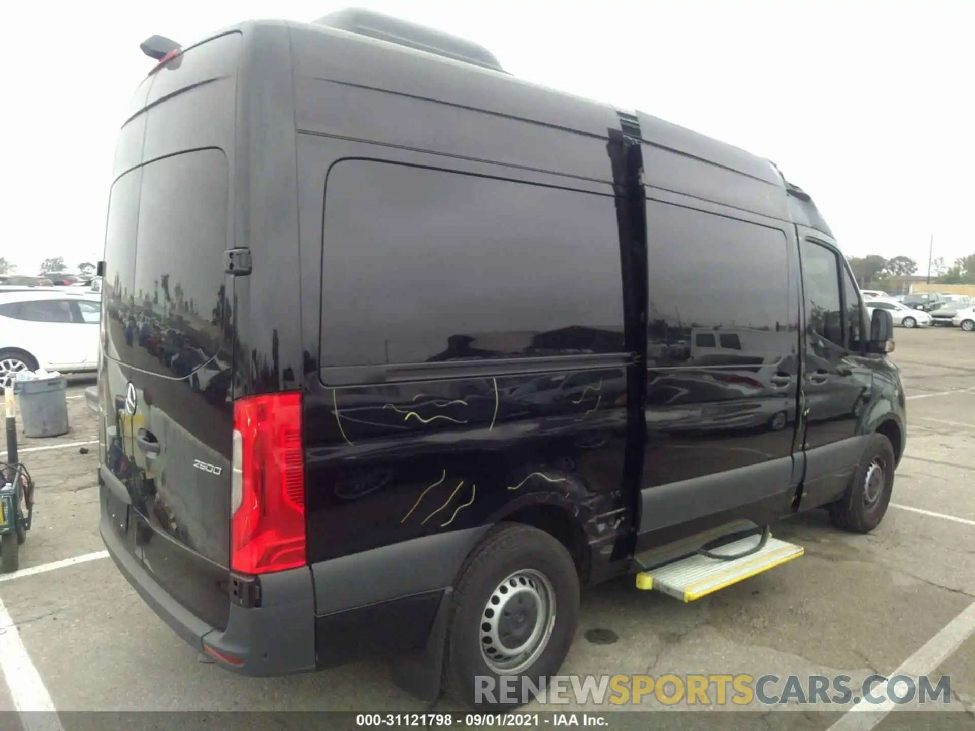 4 Фотография поврежденного автомобиля W1Z40FHY4MT044464 MERCEDES-BENZ SPRINTER PASSENGER VAN 2021