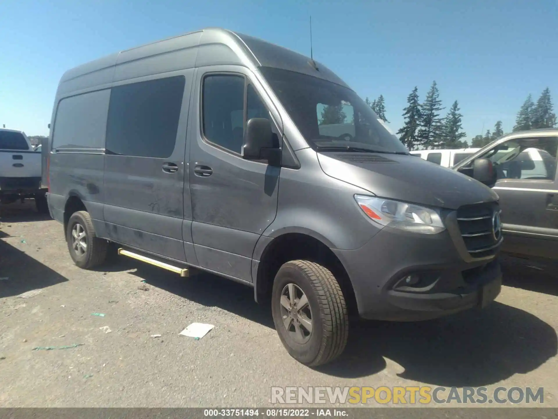 1 Photograph of a damaged car WD4FF0CD0KP188509 MERCEDES-BENZ SPRINTER VAN 2019