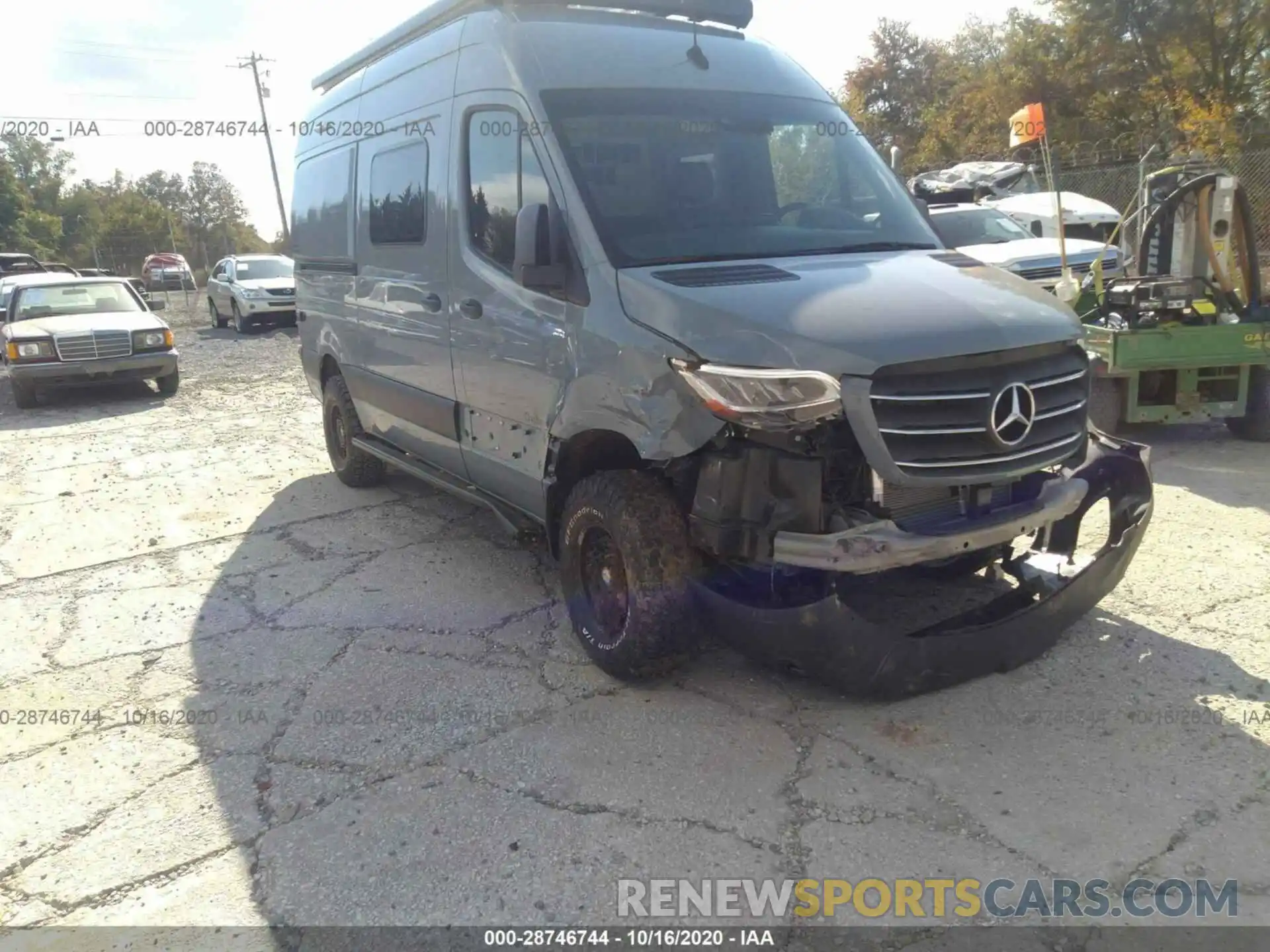 1 Photograph of a damaged car WD4FF0CD0KT009568 MERCEDES-BENZ SPRINTER VAN 2019