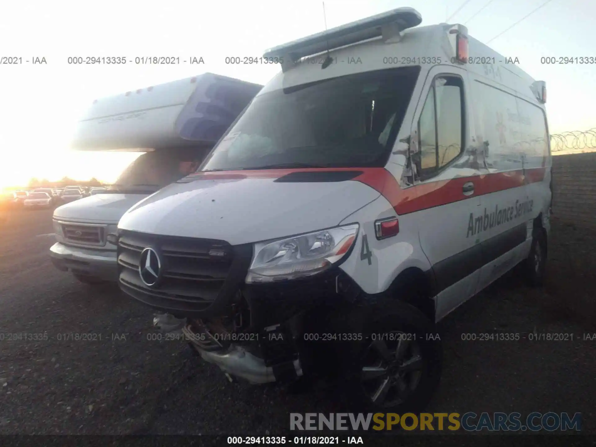 2 Photograph of a damaged car WD4FF0CD2KT016506 MERCEDES-BENZ SPRINTER VAN 2019