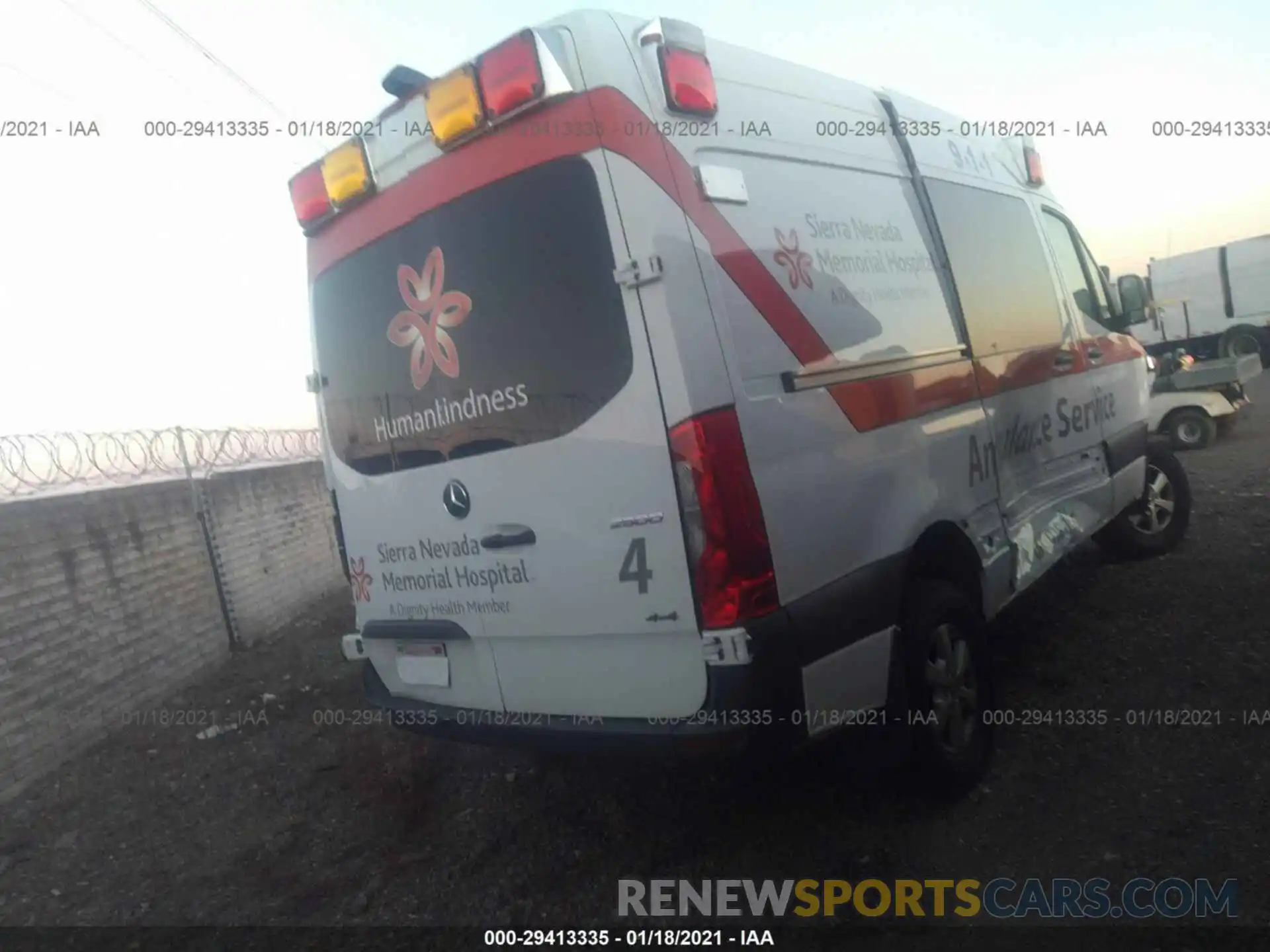 4 Фотография поврежденного автомобиля WD4FF0CD2KT016506 MERCEDES-BENZ SPRINTER VAN 2019