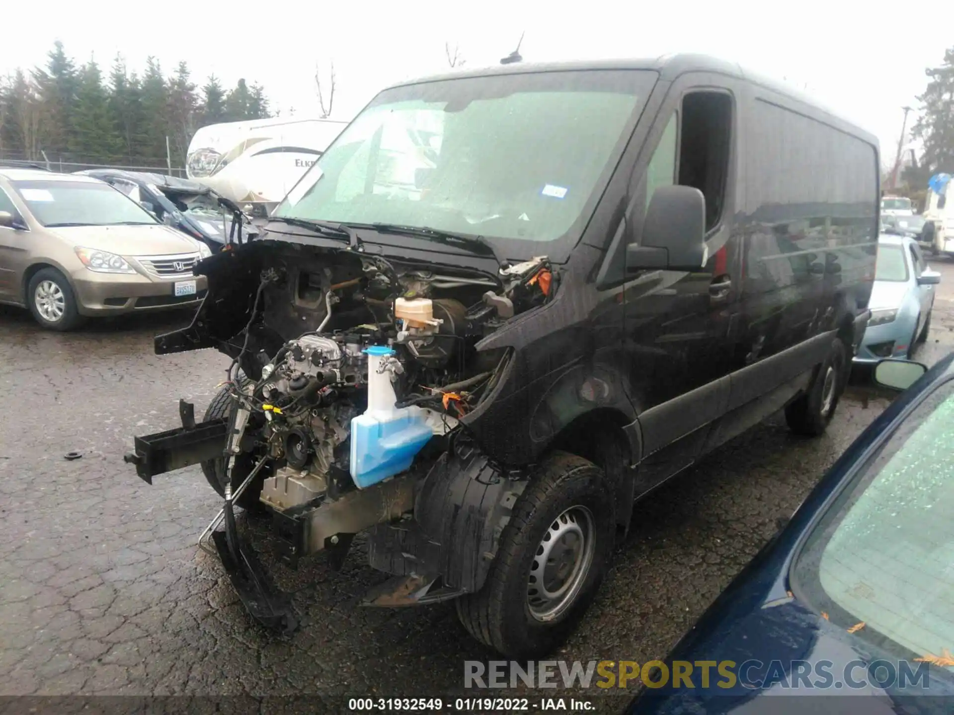 2 Фотография поврежденного автомобиля WD4PE7ED3KT015202 MERCEDES-BENZ SPRINTER VAN 2019