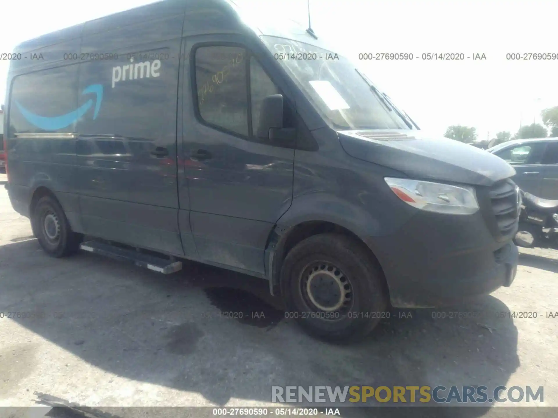 1 Фотография поврежденного автомобиля WD4PF0CD2KP047767 MERCEDES-BENZ SPRINTER VAN 2019