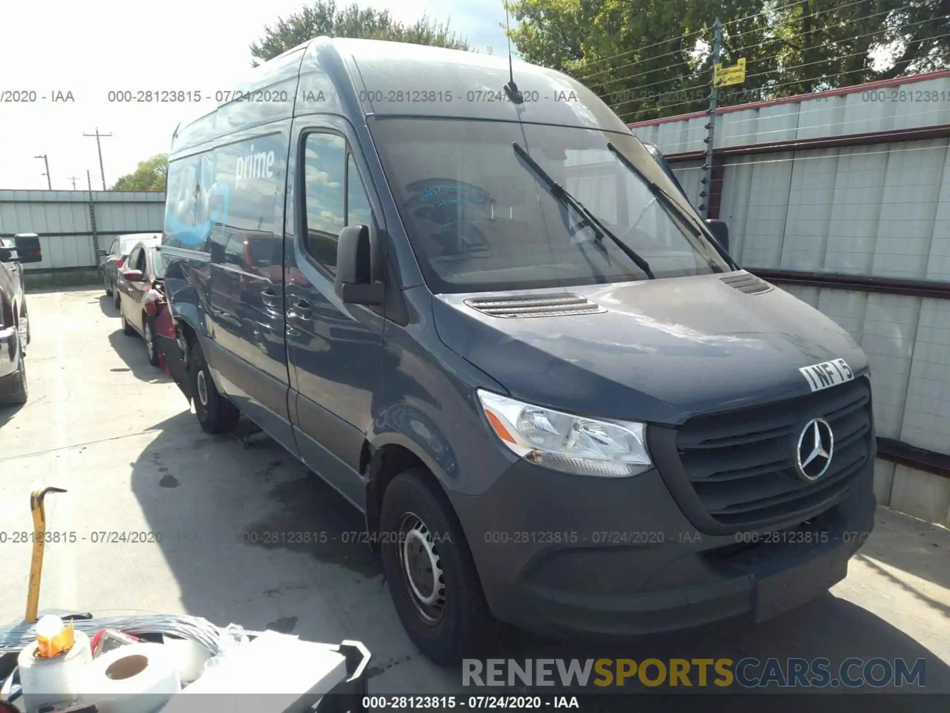 1 Photograph of a damaged car WD4PF0CD2KP102623 MERCEDES-BENZ SPRINTER VAN 2019