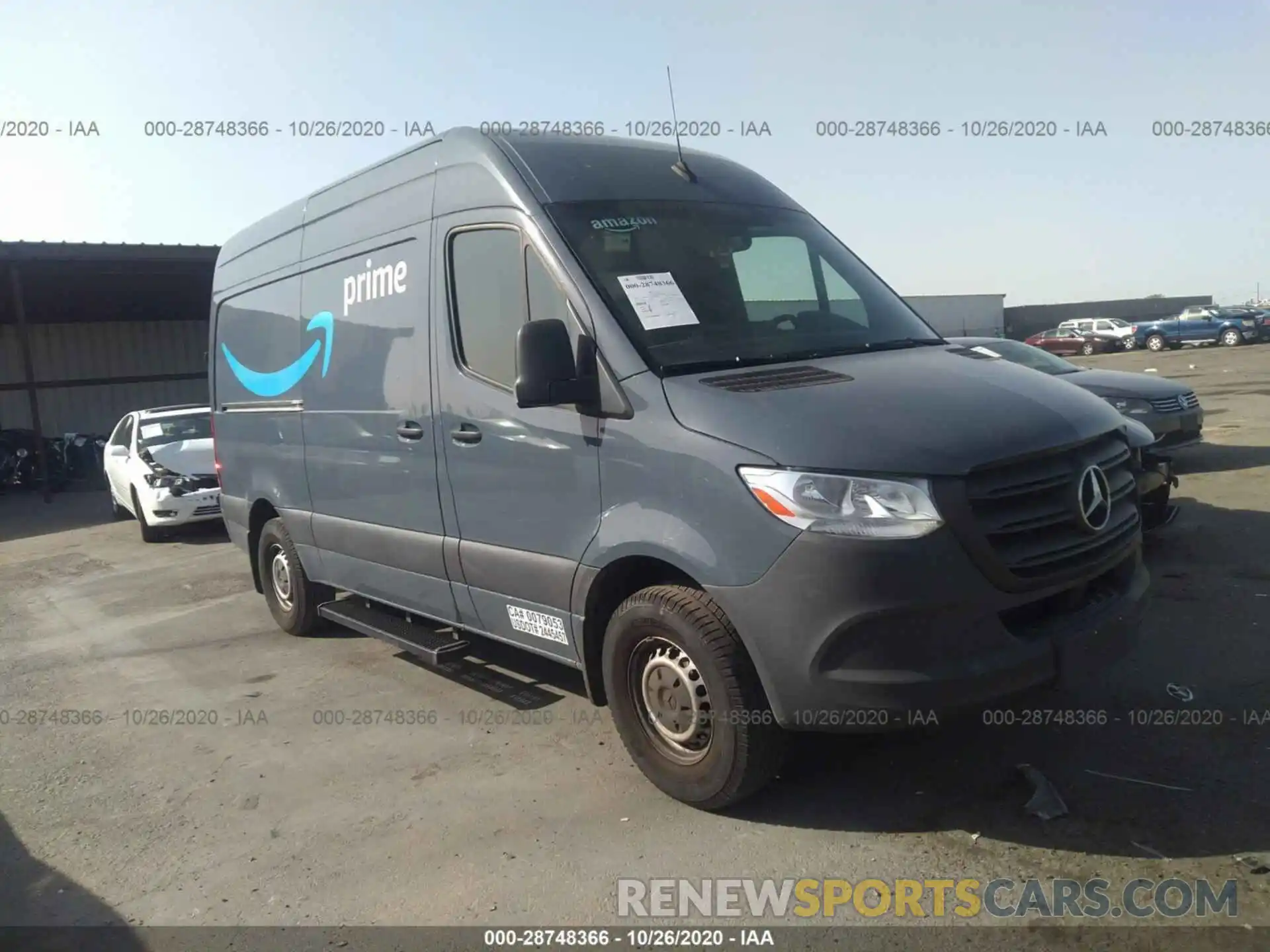 1 Фотография поврежденного автомобиля WD4PF0CD3KP043274 MERCEDES-BENZ SPRINTER VAN 2019