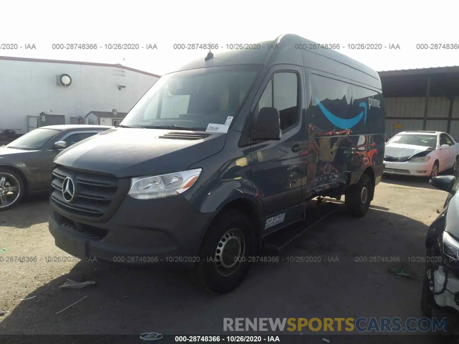 2 Фотография поврежденного автомобиля WD4PF0CD3KP043274 MERCEDES-BENZ SPRINTER VAN 2019