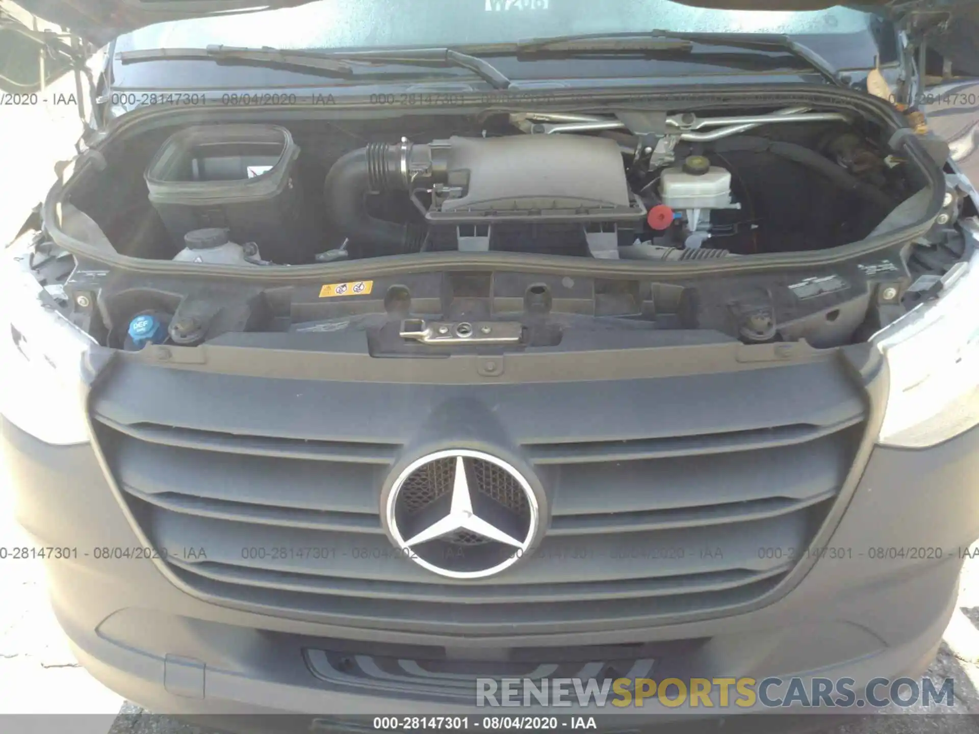 10 Photograph of a damaged car WD4PF0CD3KP047941 MERCEDES-BENZ SPRINTER VAN 2019