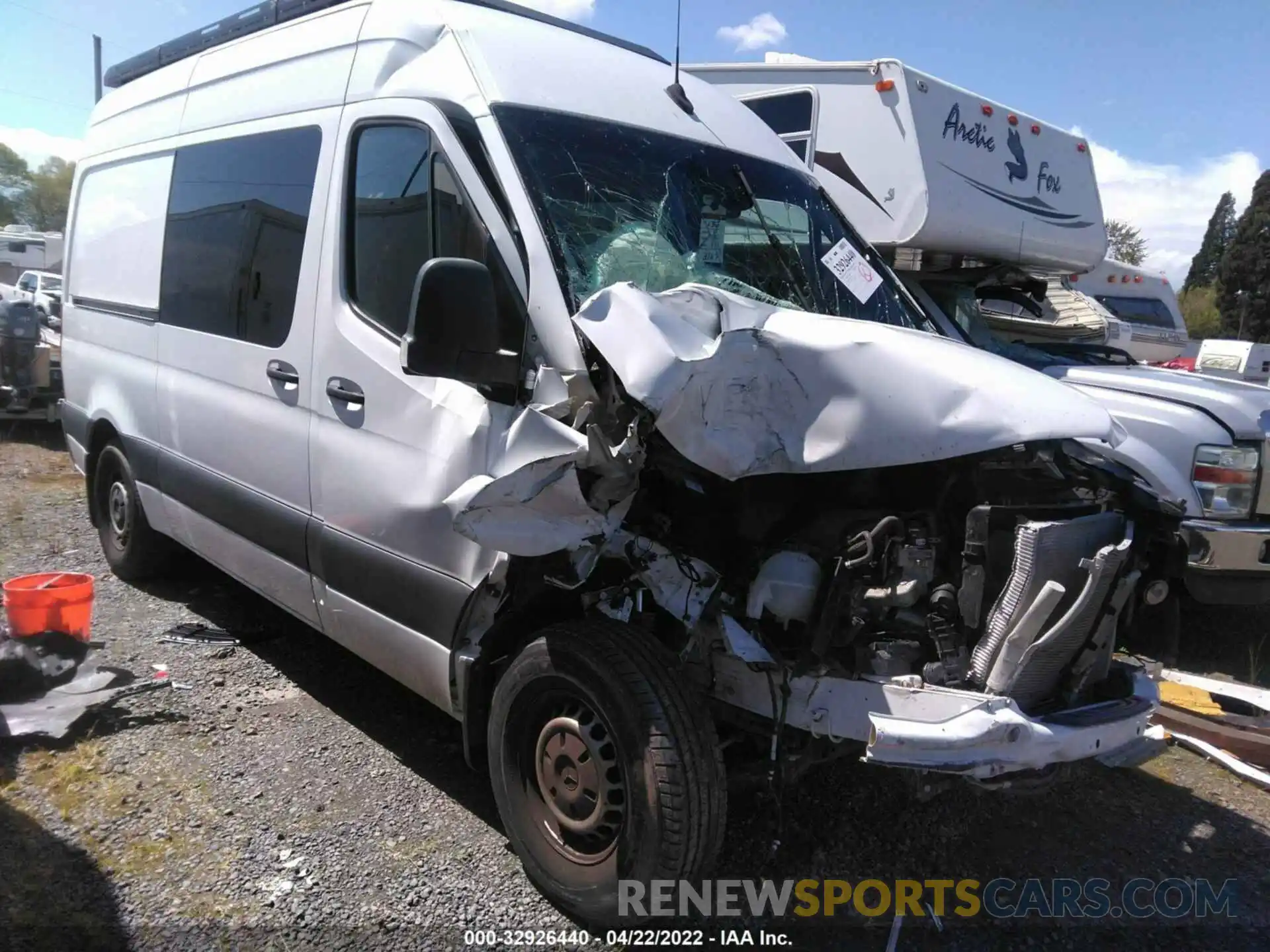 1 Photograph of a damaged car WD4PF0CD3KP096430 MERCEDES-BENZ SPRINTER VAN 2019