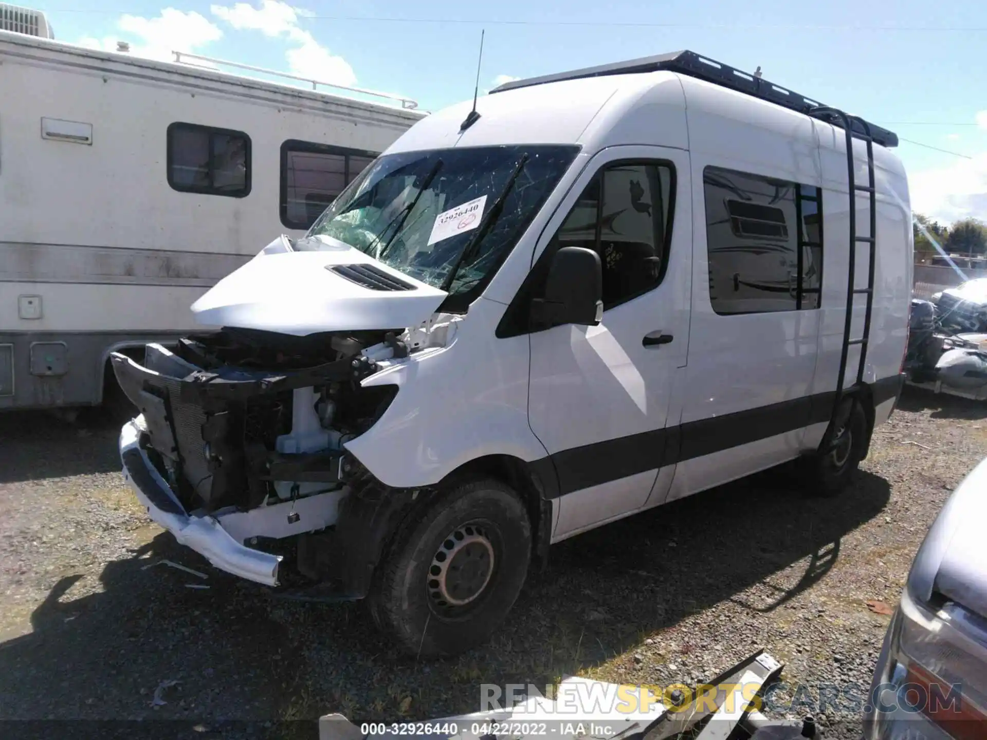 2 Photograph of a damaged car WD4PF0CD3KP096430 MERCEDES-BENZ SPRINTER VAN 2019