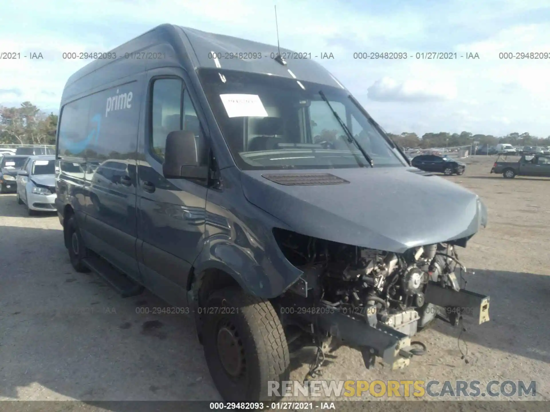 1 Photograph of a damaged car WD4PF0CD4KP046684 MERCEDES-BENZ SPRINTER VAN 2019