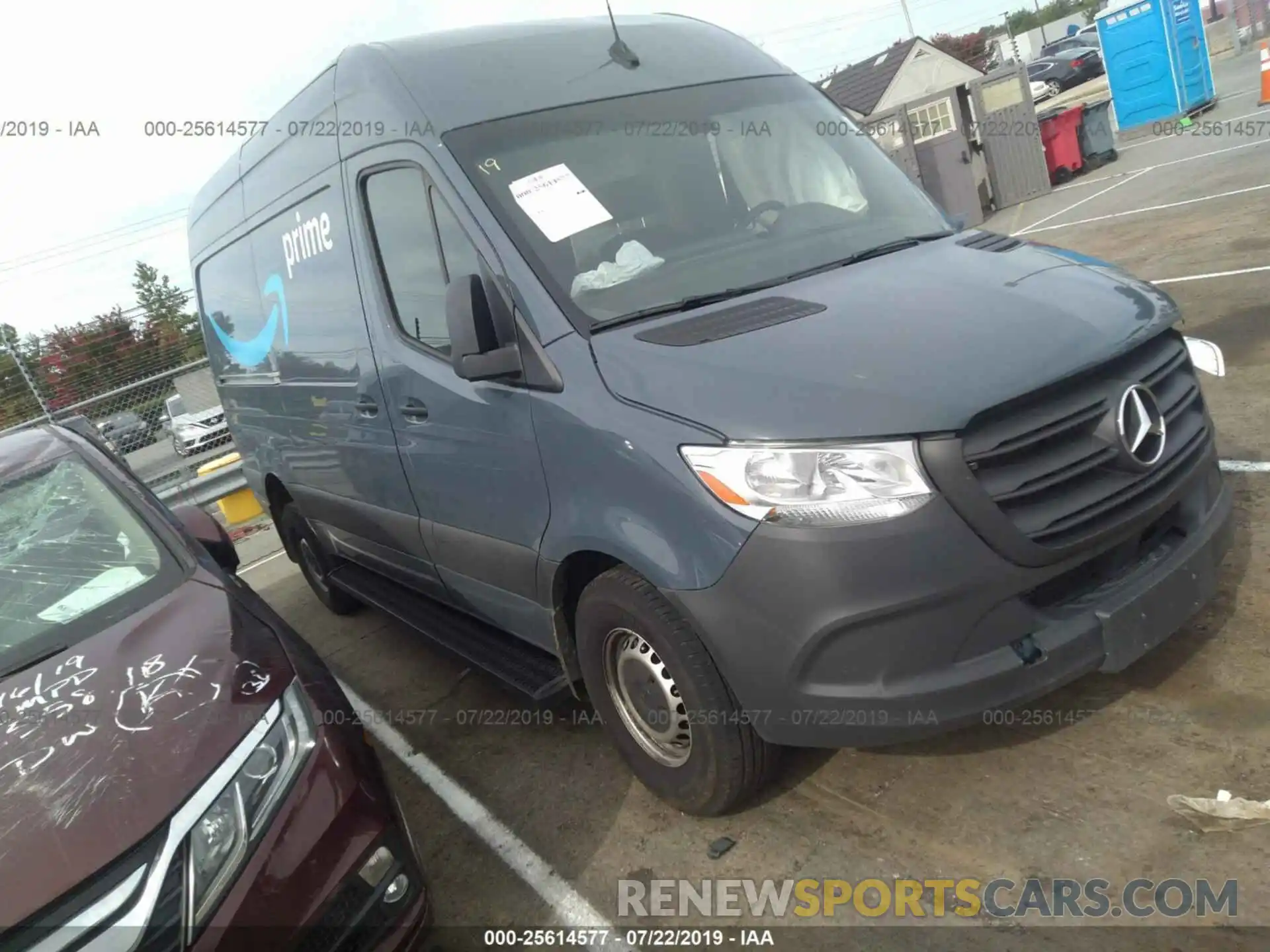 1 Photograph of a damaged car WD4PF0CD4KP048421 MERCEDES-BENZ SPRINTER VAN 2019