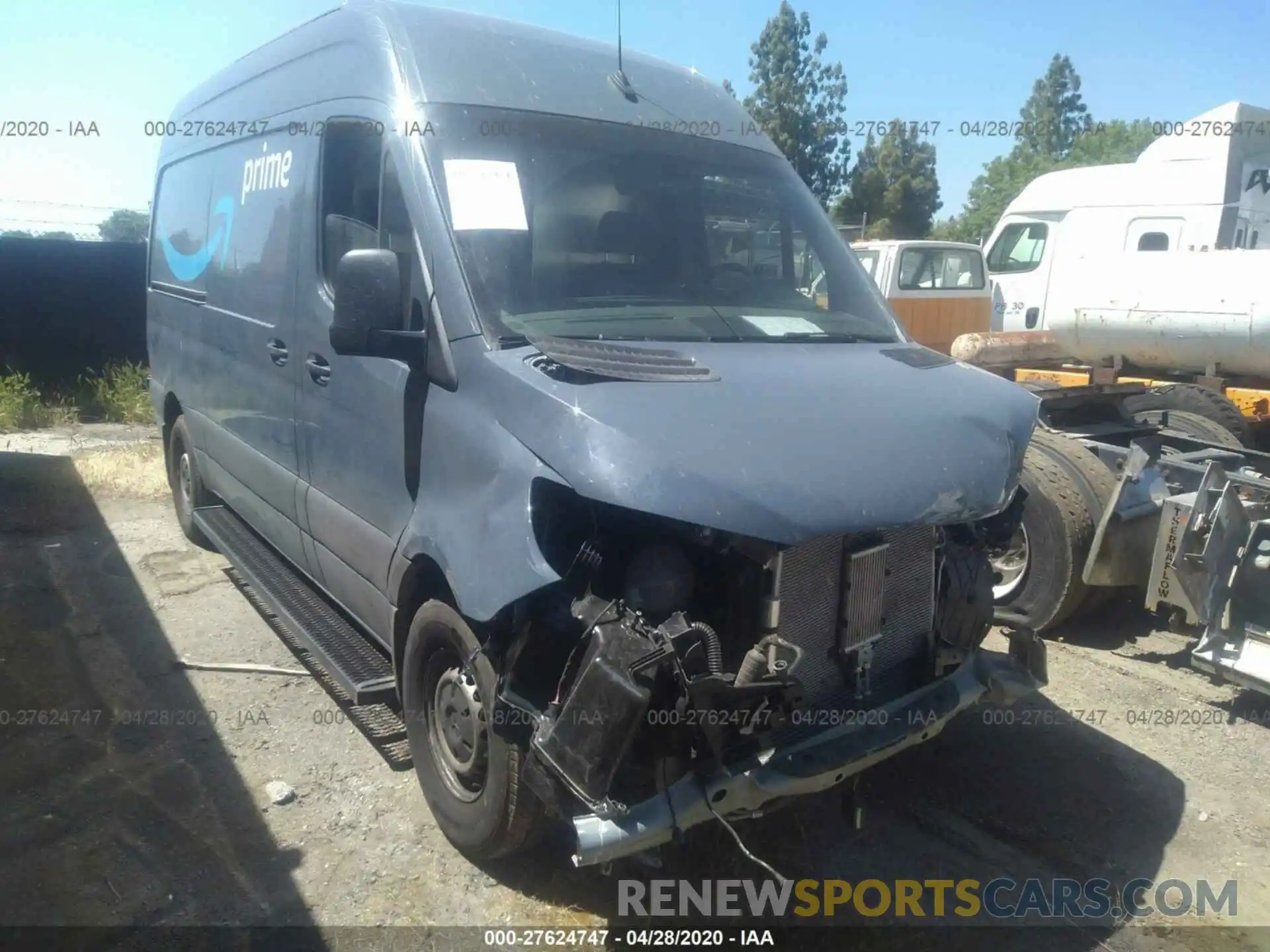 1 Photograph of a damaged car WD4PF0CD5KT004466 MERCEDES-BENZ SPRINTER VAN 2019