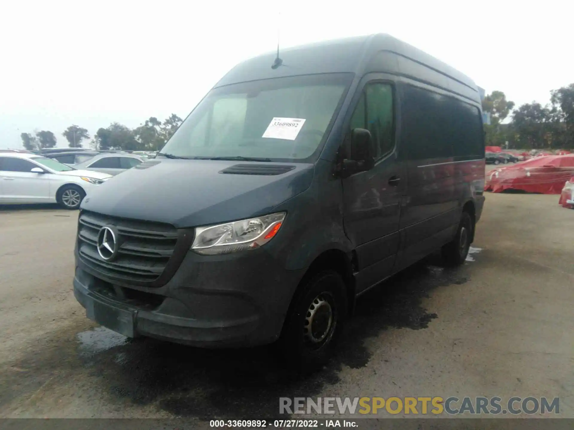 2 Photograph of a damaged car WD4PF0CD6KP033158 MERCEDES-BENZ SPRINTER VAN 2019