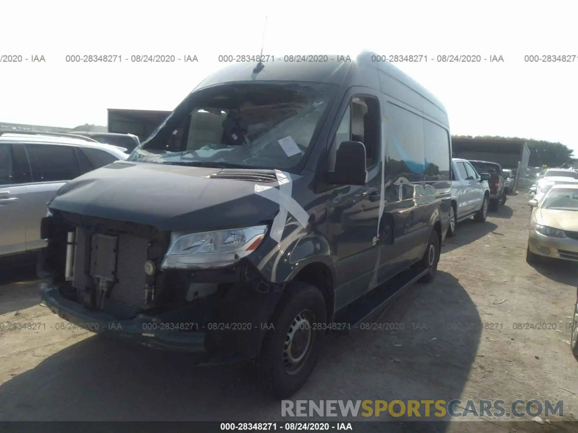 2 Фотография поврежденного автомобиля WD4PF0CD7KP095801 MERCEDES-BENZ SPRINTER VAN 2019