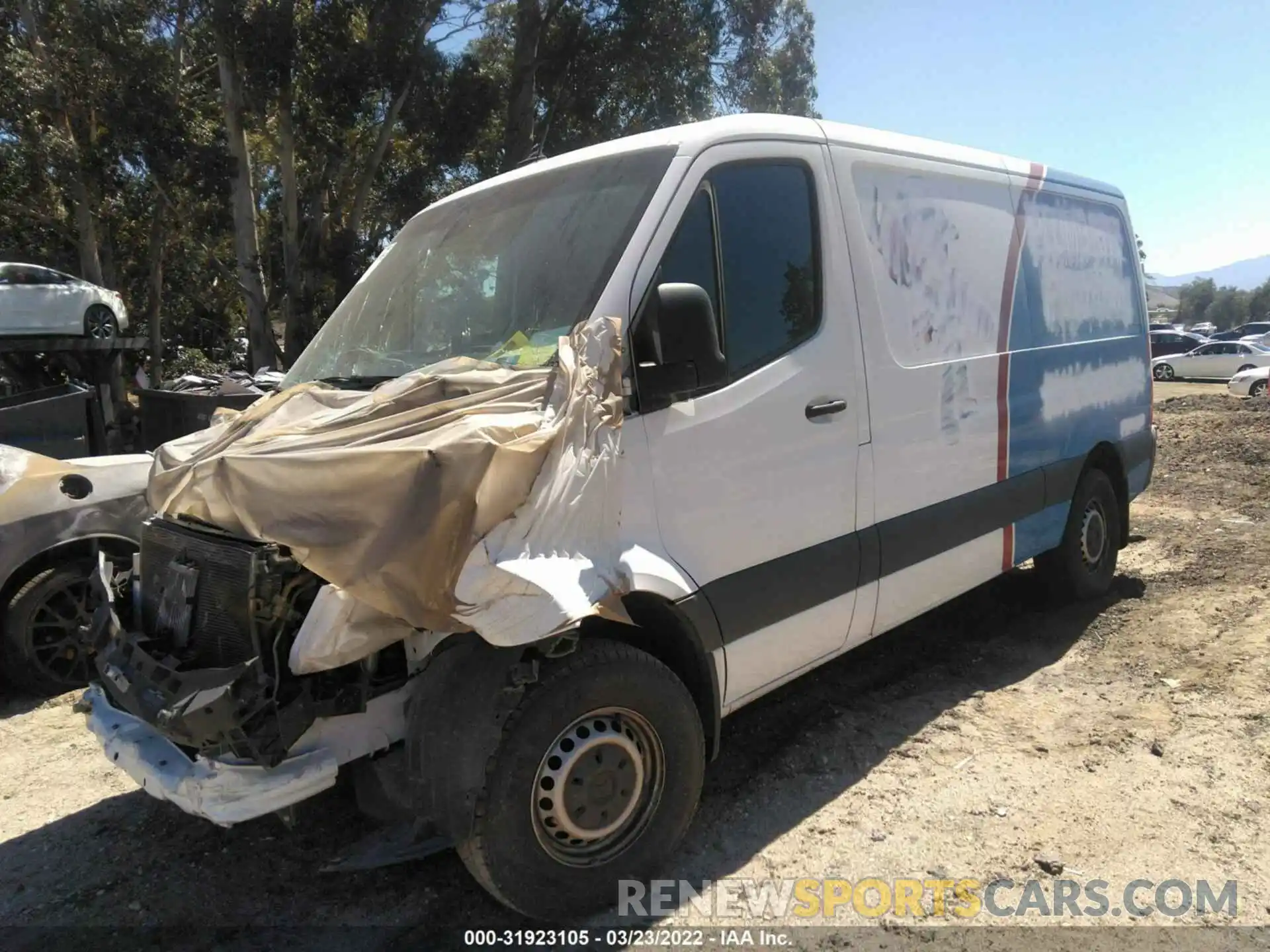 2 Photograph of a damaged car WD4PF0CD7KP112743 MERCEDES-BENZ SPRINTER VAN 2019