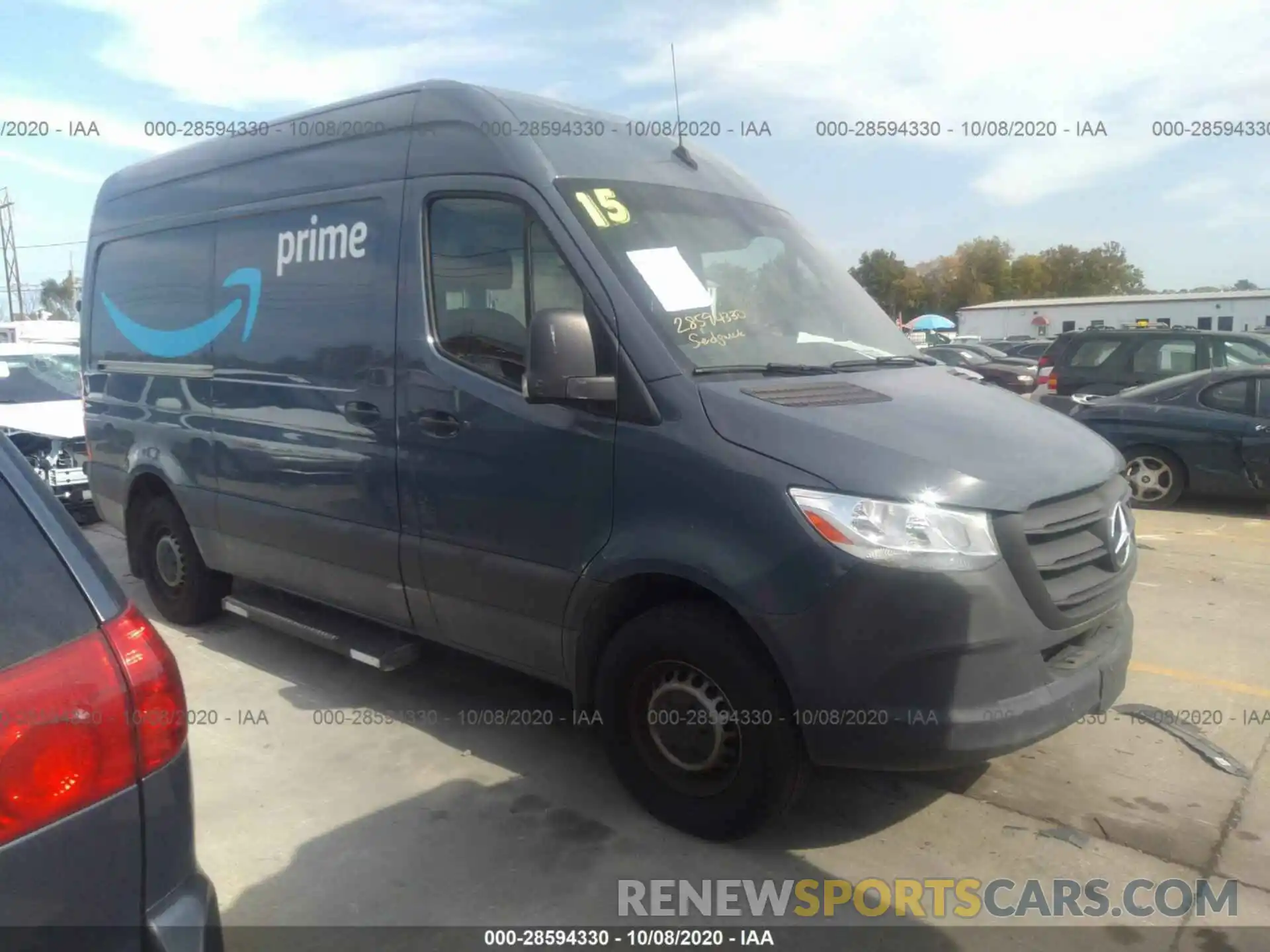 1 Photograph of a damaged car WD4PF0CD7KT004551 MERCEDES-BENZ SPRINTER VAN 2019