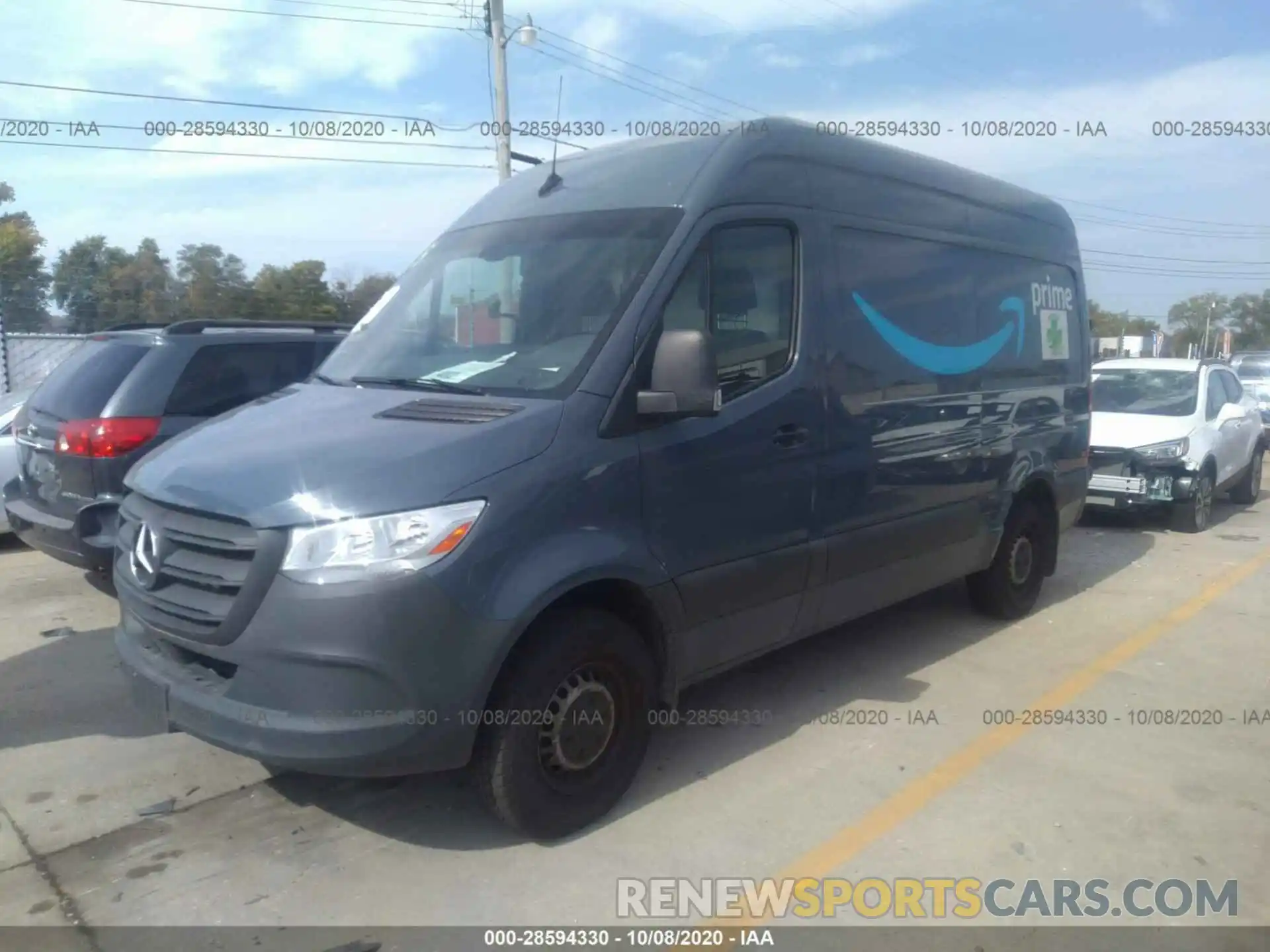 2 Фотография поврежденного автомобиля WD4PF0CD7KT004551 MERCEDES-BENZ SPRINTER VAN 2019