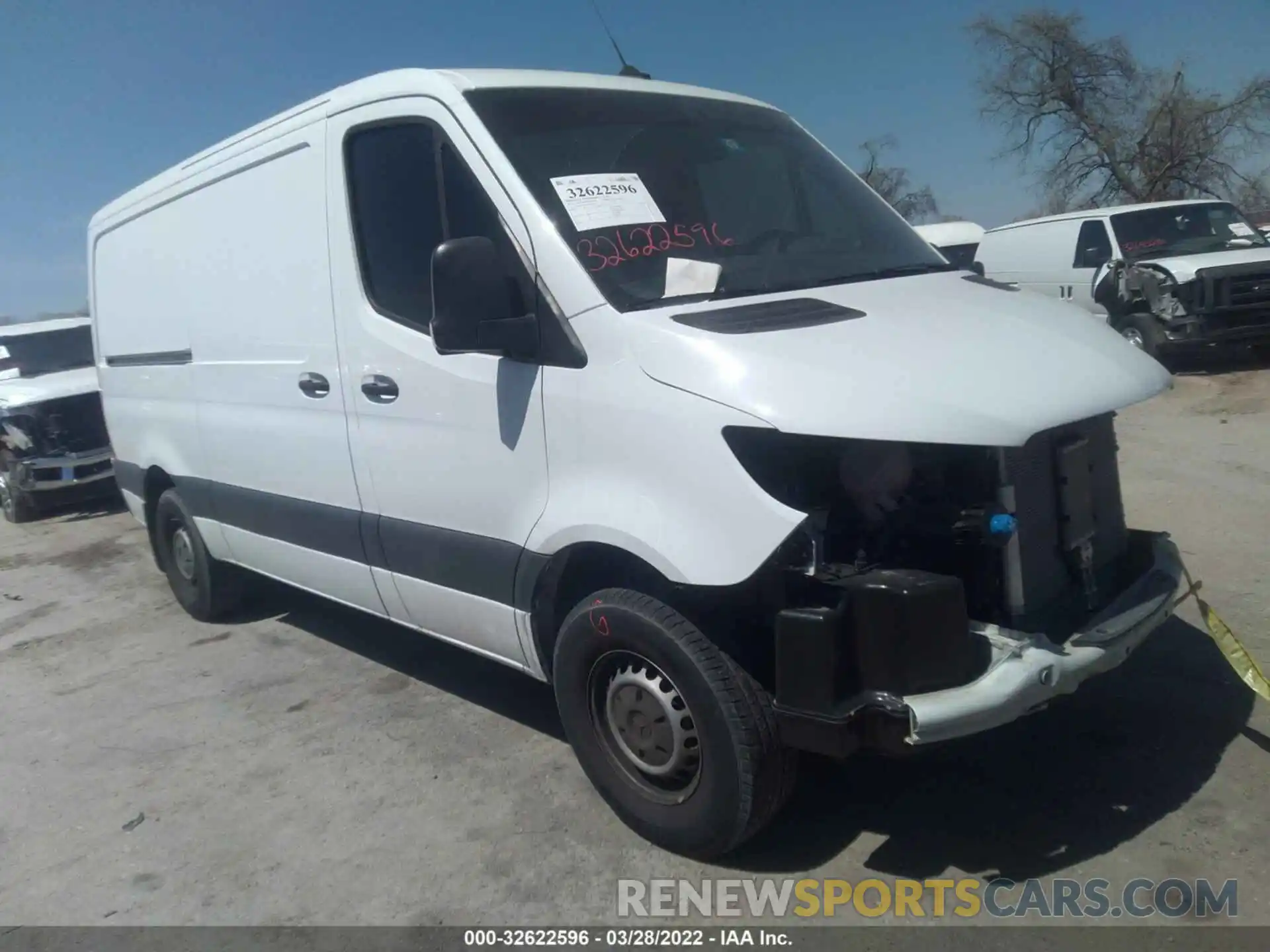 1 Photograph of a damaged car WD4PF0CD7KT007918 MERCEDES-BENZ SPRINTER VAN 2019