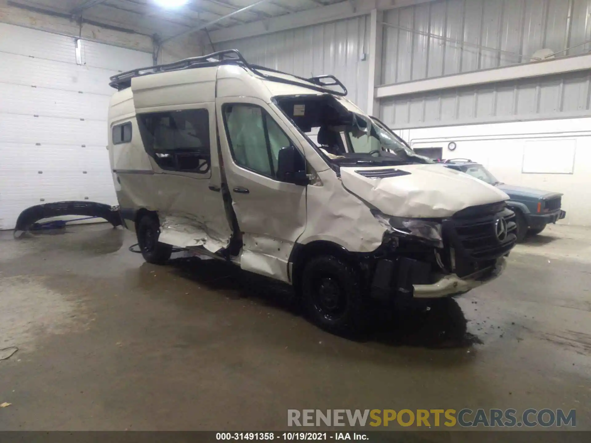 1 Photograph of a damaged car WD4PF0CD8KP115800 MERCEDES-BENZ SPRINTER VAN 2019