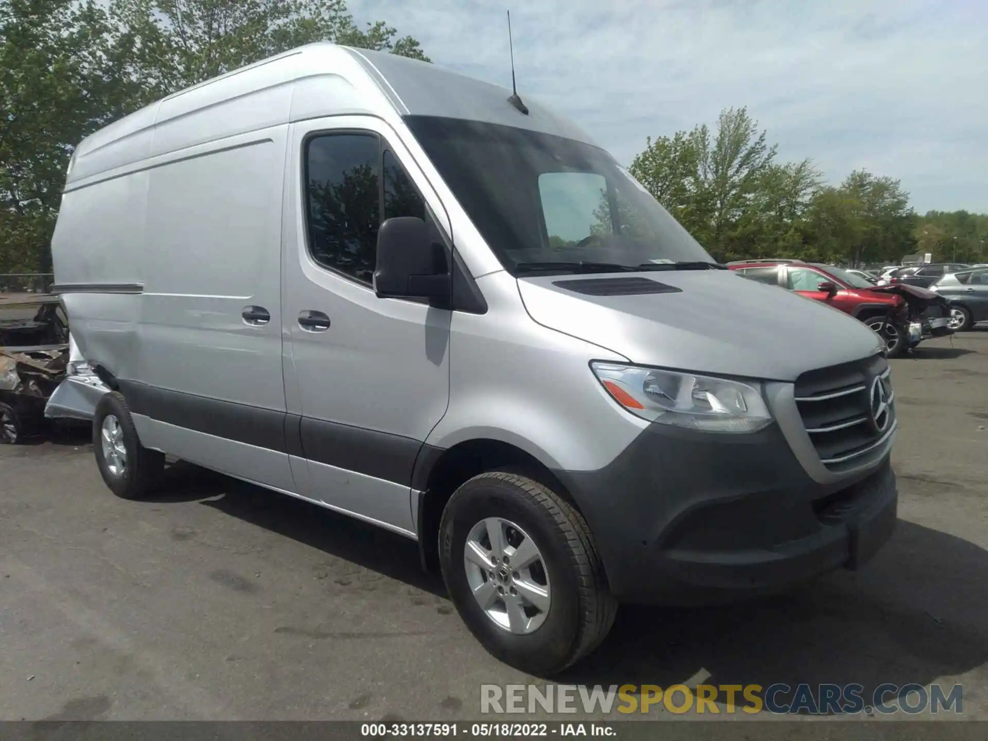 1 Photograph of a damaged car WD4PF0CDXKP036032 MERCEDES-BENZ SPRINTER VAN 2019