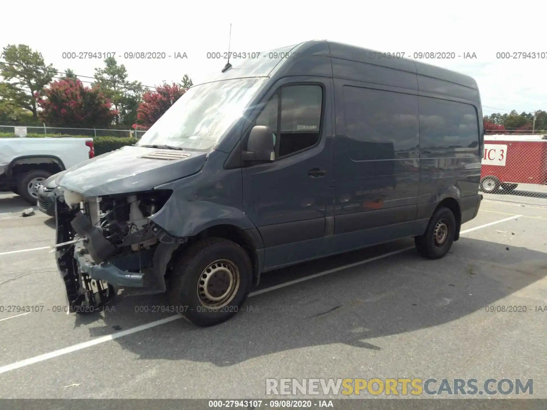 2 Photograph of a damaged car WD4PF0CDXKP048522 MERCEDES-BENZ SPRINTER VAN 2019