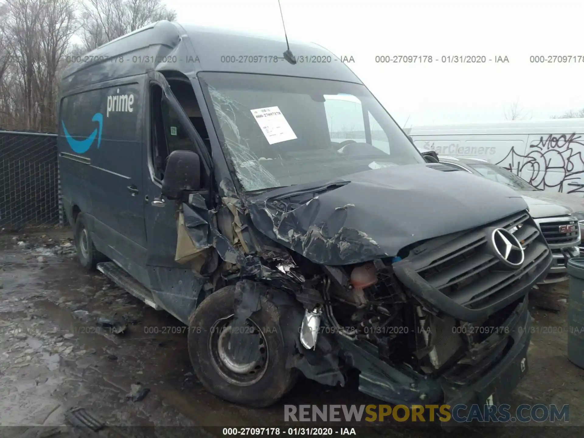 1 Photograph of a damaged car WD4PF0CDXKP059780 MERCEDES-BENZ SPRINTER VAN 2019