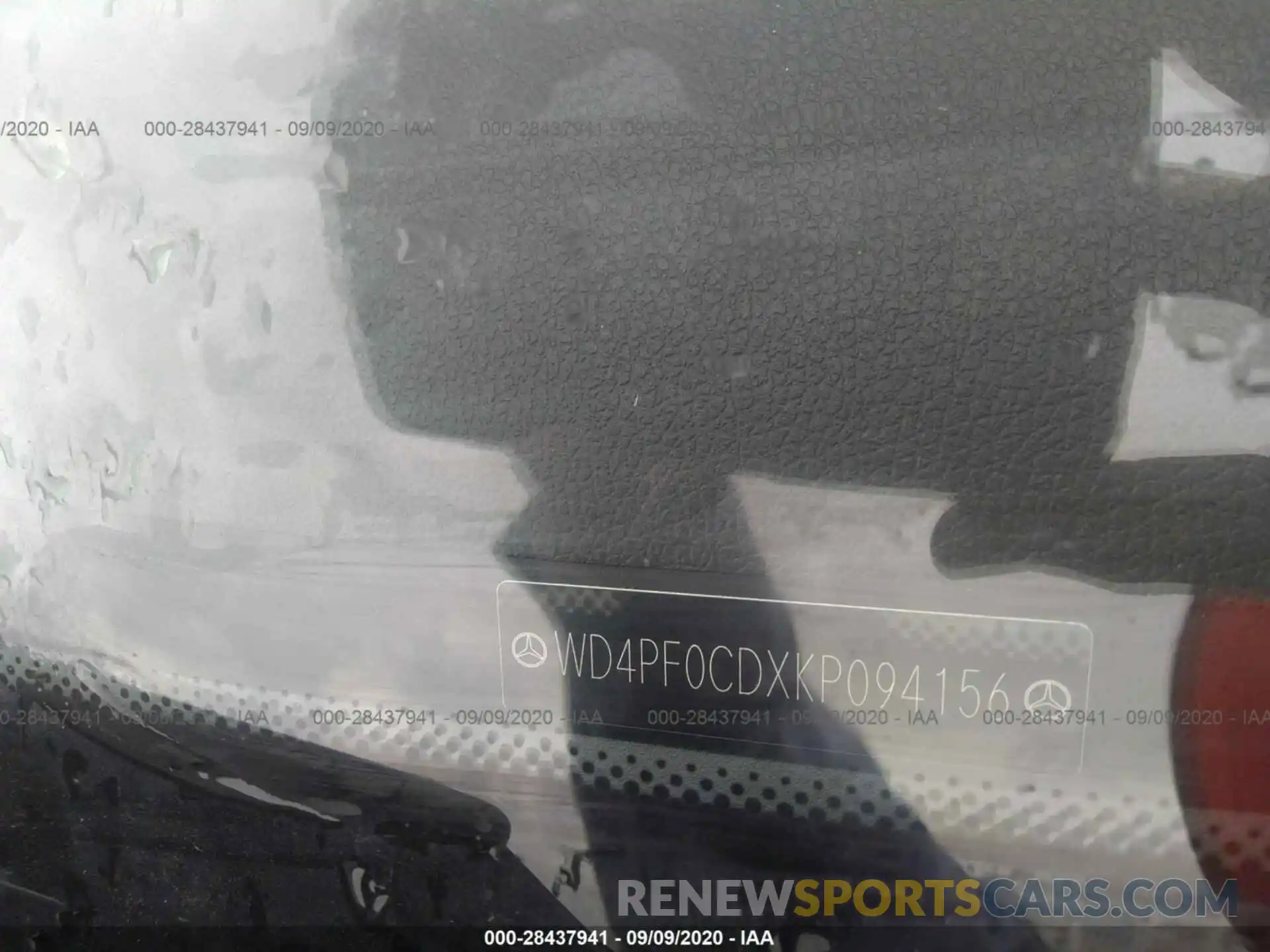 9 Photograph of a damaged car WD4PF0CDXKP094156 MERCEDES-BENZ SPRINTER VAN 2019