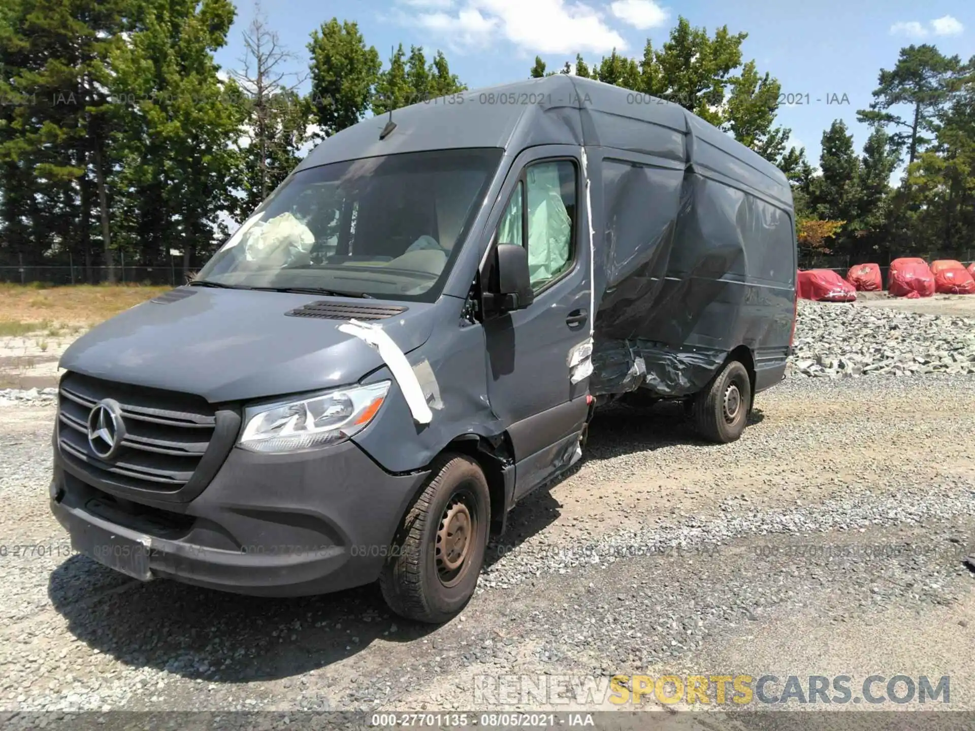 2 Фотография поврежденного автомобиля WD4PF1CD0KP131964 MERCEDES-BENZ SPRINTER VAN 2019